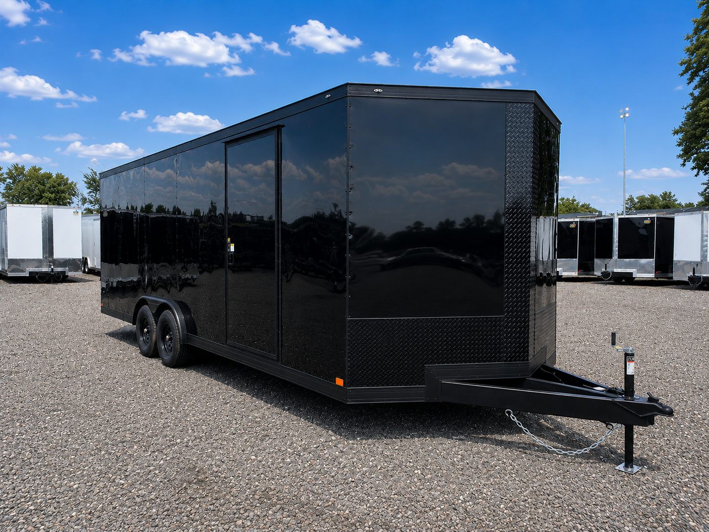 2026 ROCK SOLID RS 8.5X24TA BLACK RESTROOM PKG WHITE