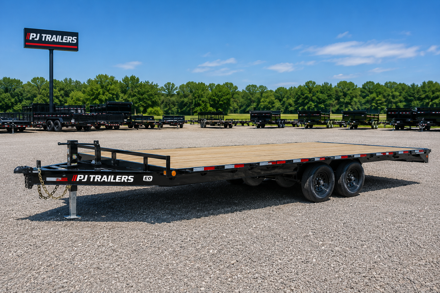 2026 PJ PJ L6 16ft DECKOVER 5200 BLACK