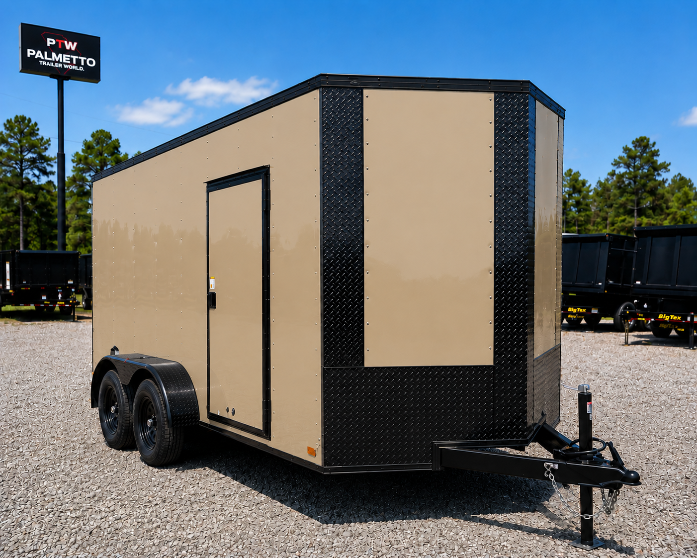 2026 ROCK SOLID RS 7X14TA DESERT PTW BO DESERT / PTW BO