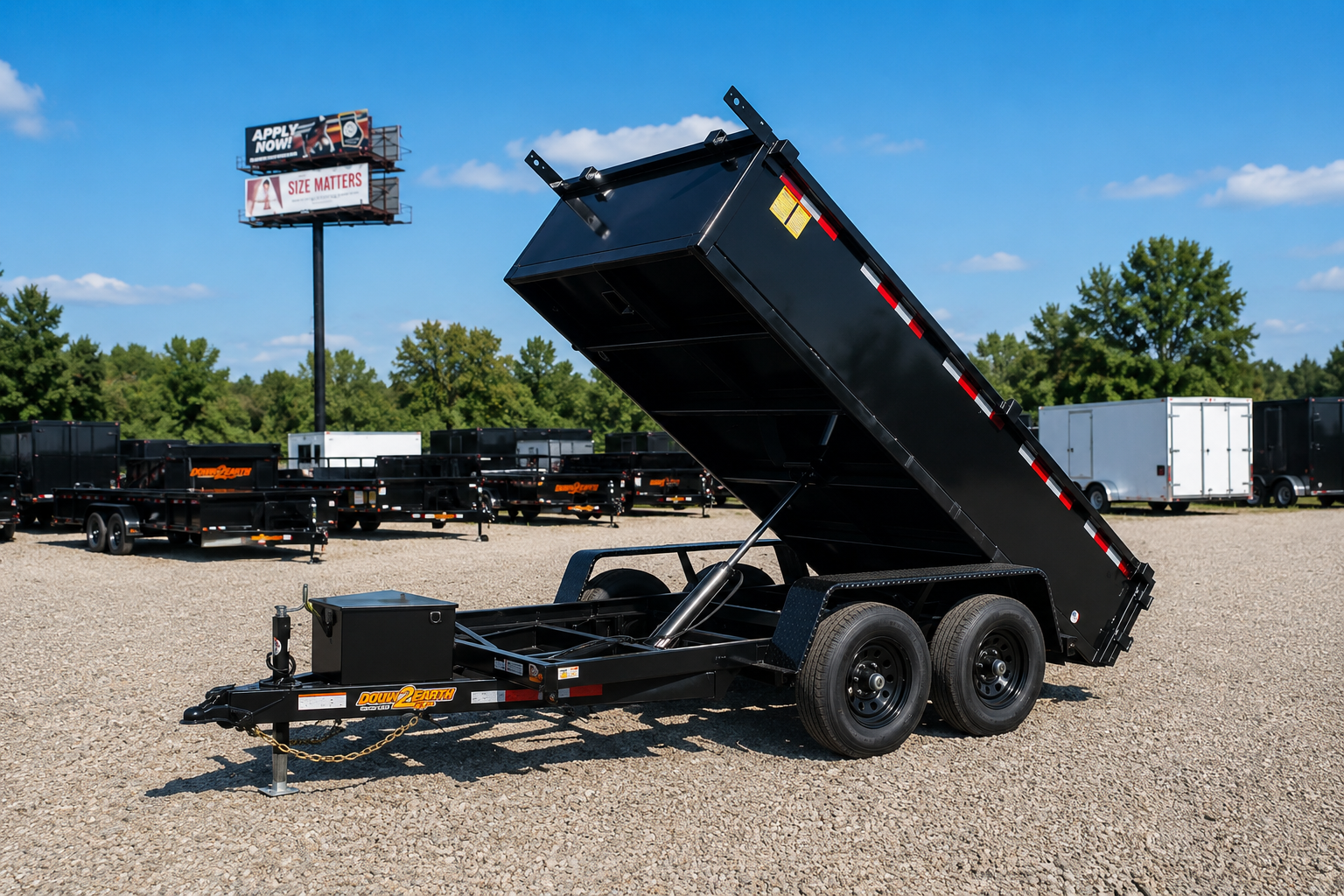 2026 DOWN 2 EARTH D2E 6X10TA EC DUMP BLACK