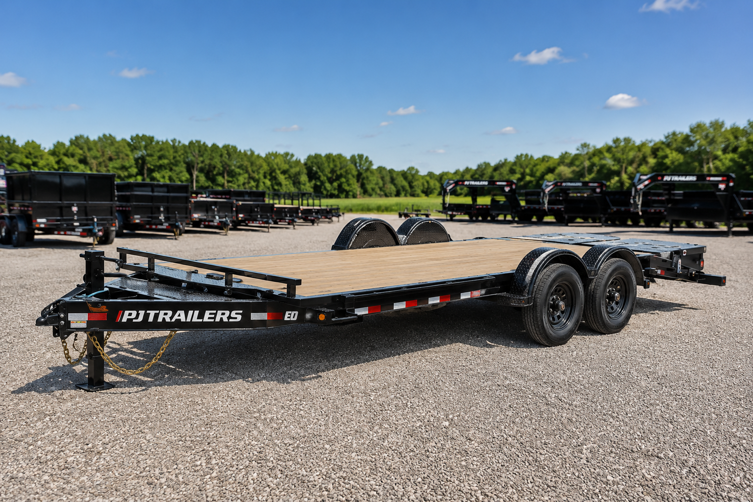 2026 PJ PJ EV 20FT EQ MONSTER RAMPS BLACK
