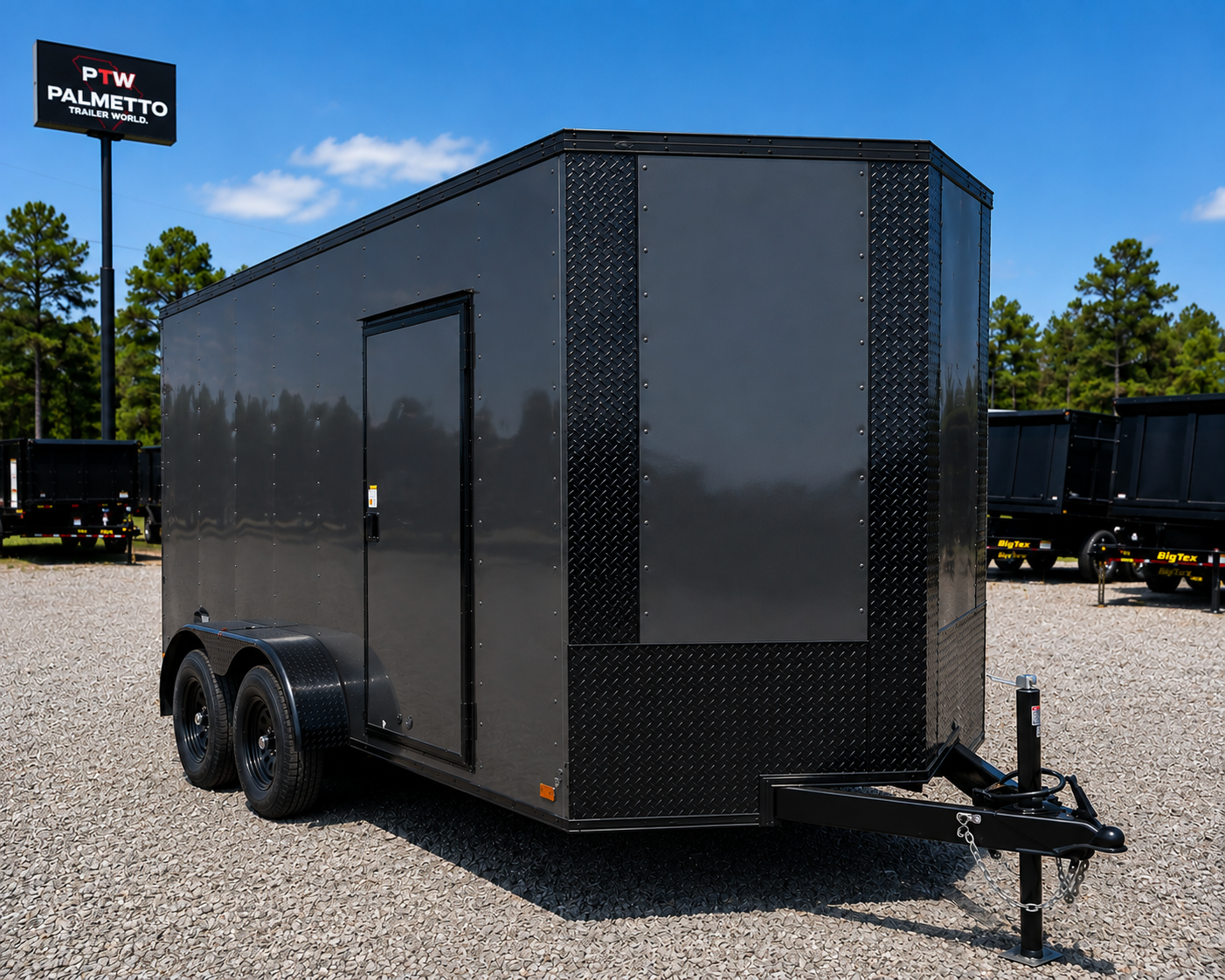 2026 ROCK SOLID RS 7X14TA CHARCOAL PTW BO CHARCOAL / PTW BO