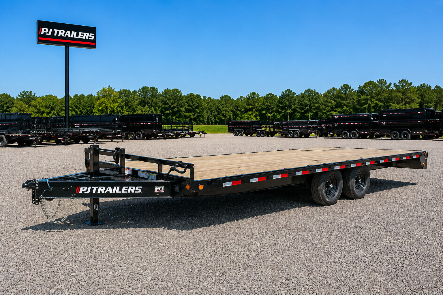 2026 PJ PJ F8 20FT 7K DECKOVER MONSTER RAMPS BLACK