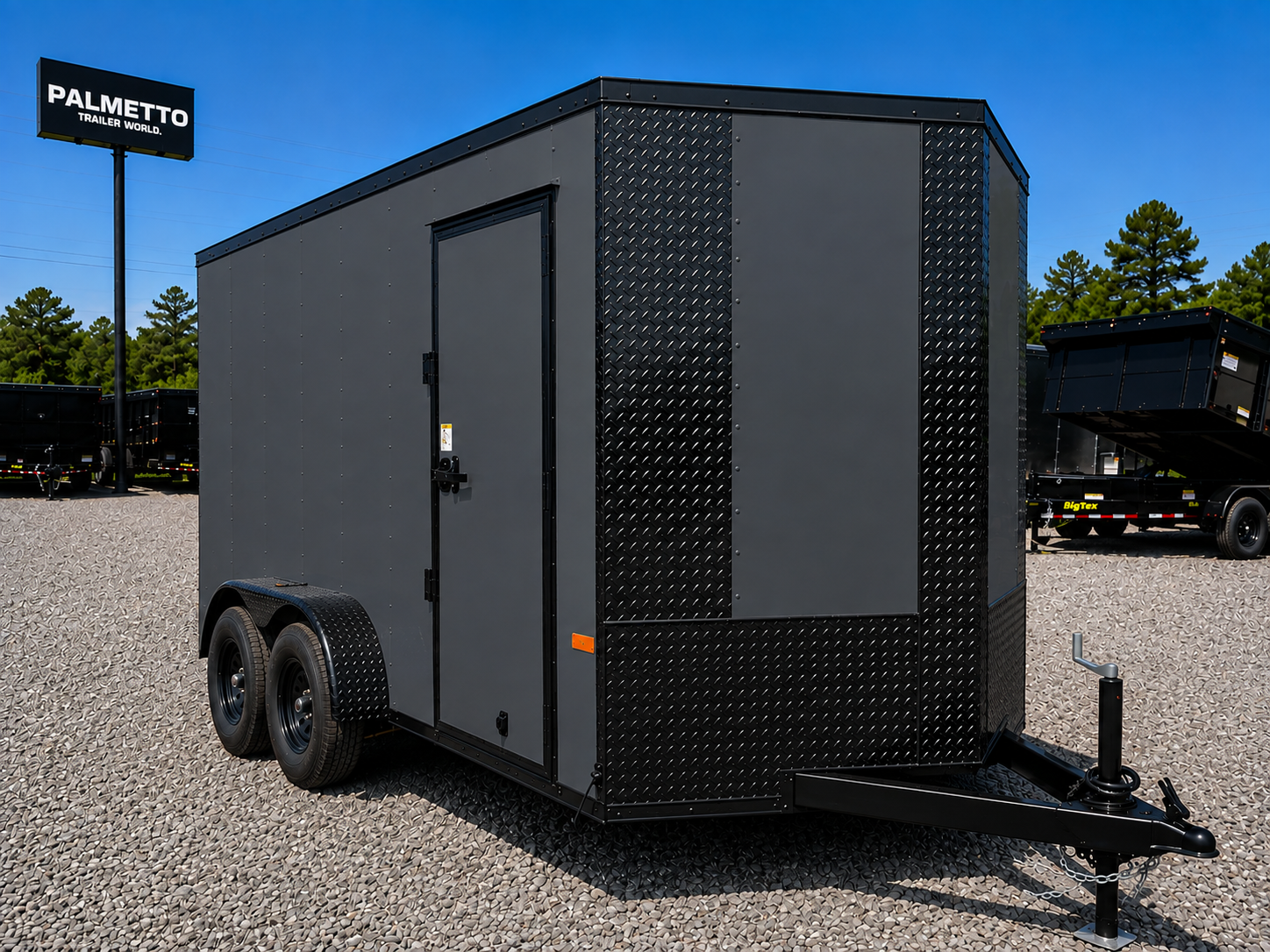 2025 DIAMOND CARGO DC612TA CHARCOAL / BLACKOUT