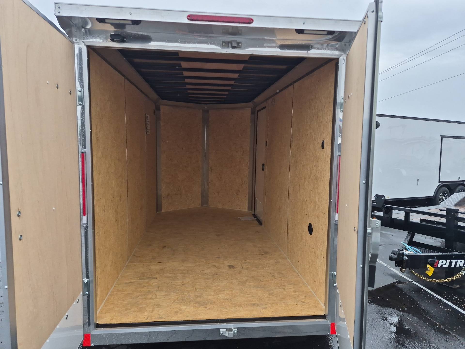 Compass 12x6 Jasper SE Flat Top Sloped V -Nose, 7K GVWR, Rear Double Doors
