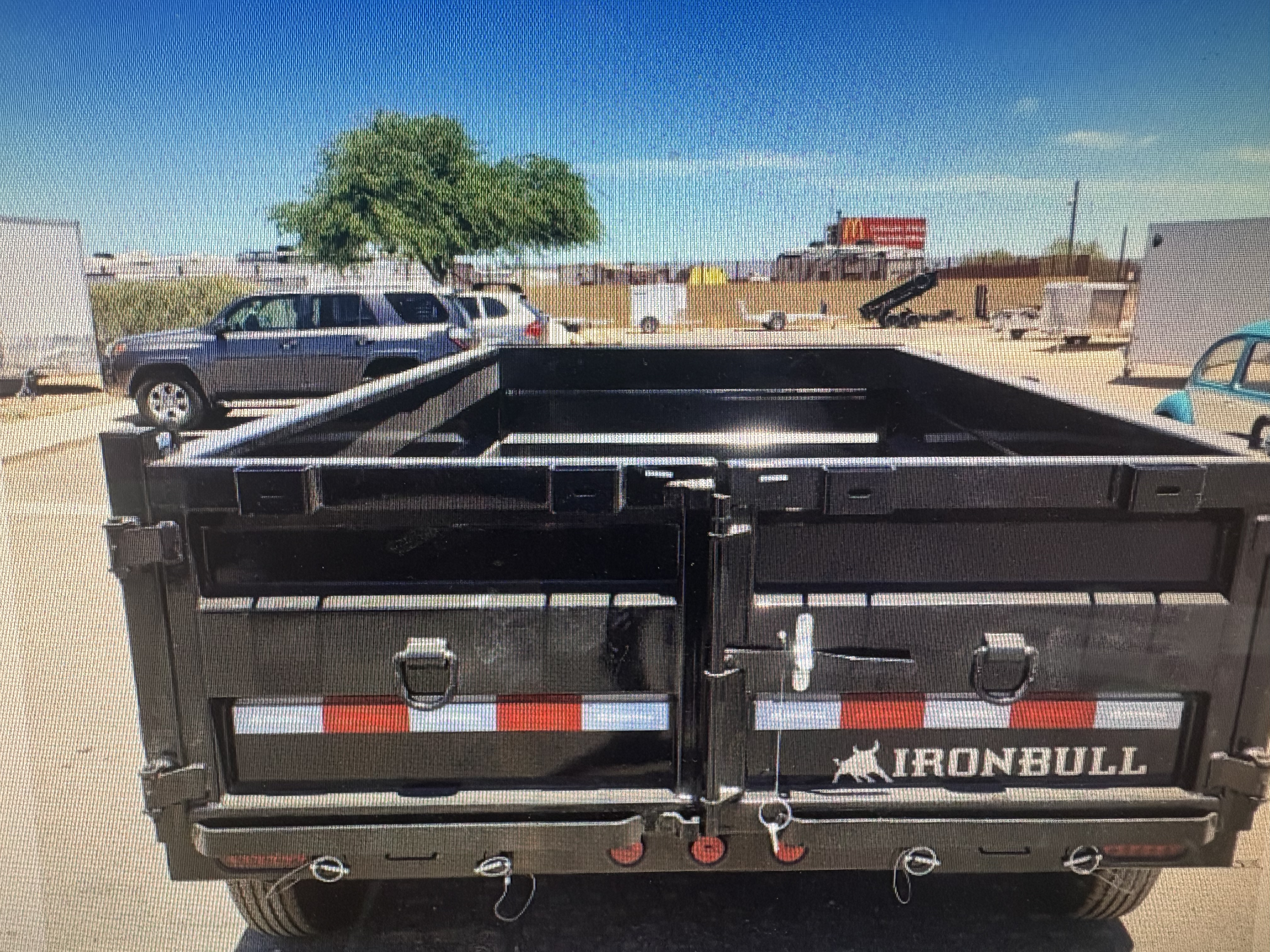 Norstar 12x72 IronBull Tandem Axle Dump, 15K GVWR, 24" Sides, Solar Charger