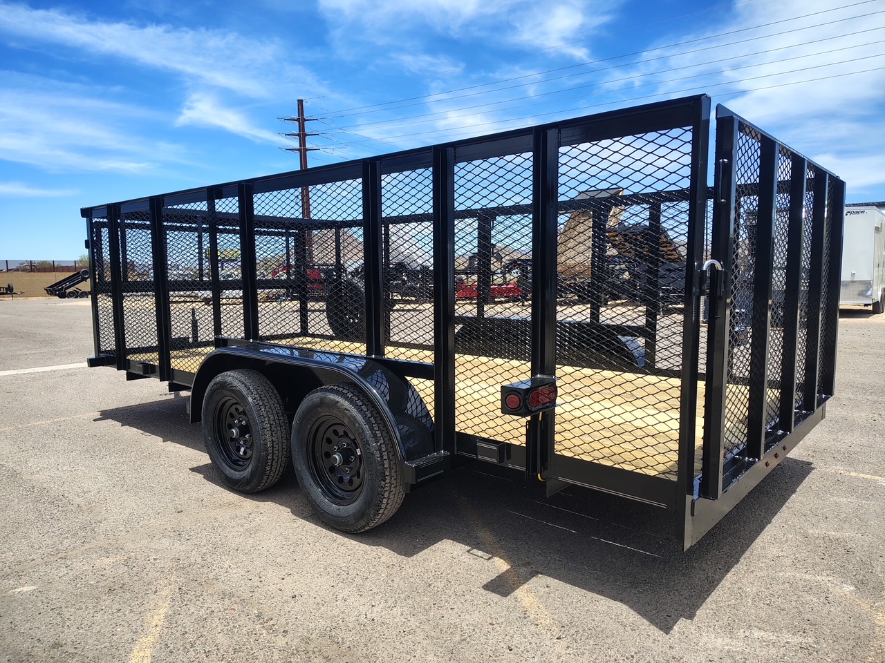 Texas Bragg 16'x83" Landscape Trailer with 4 ft Sides (16LST)