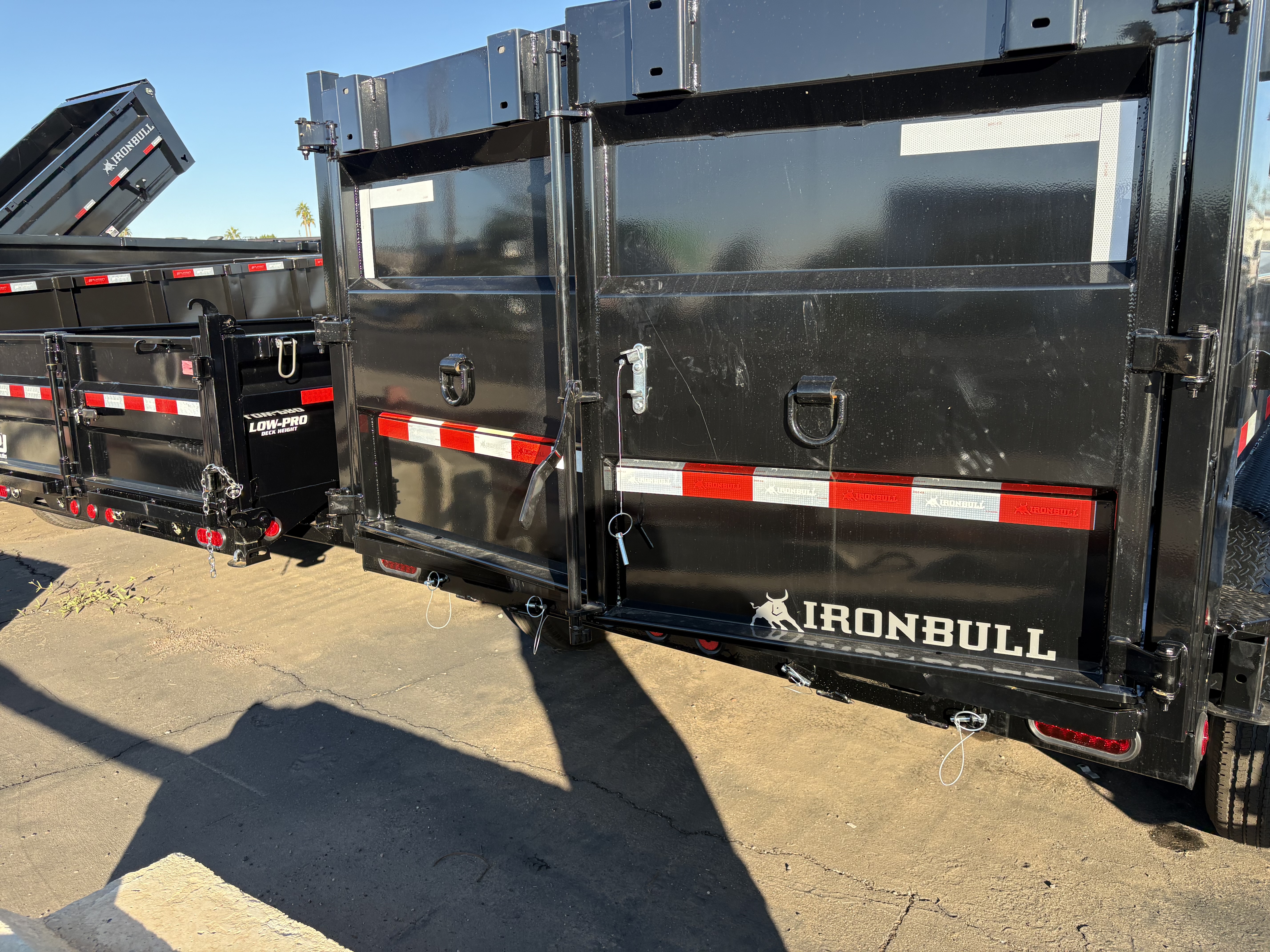 Norstar 14x83 IronBull Tandem Axle Dump, 15K GVWR, 48" Sides, Solar Charger, 14 Ply Tires
