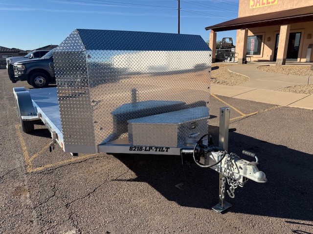 Aluma 18'x82" Aluminum 8218LP TILT Trailer w/ Ramps (8218LP-TILT)
