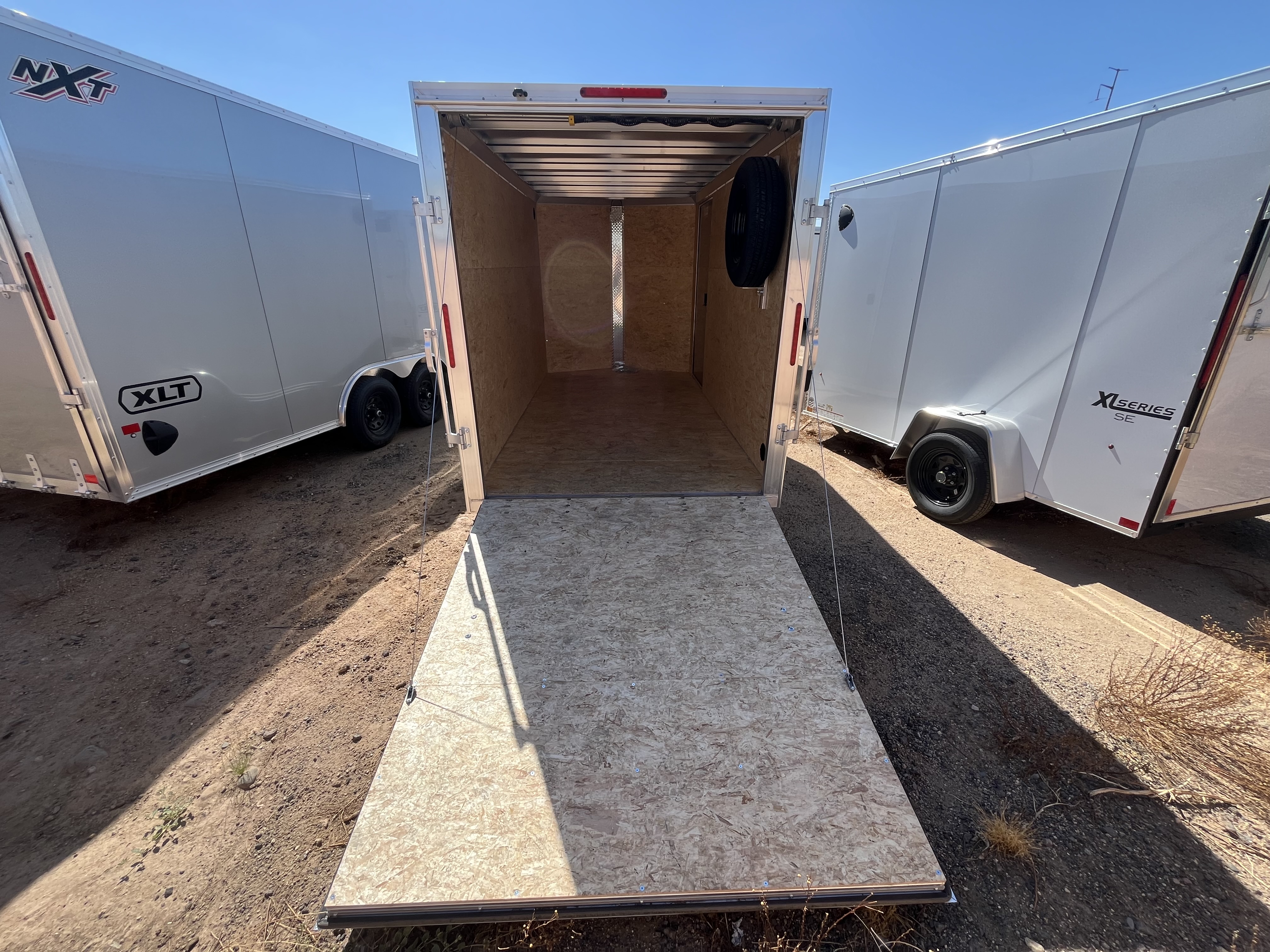 EZ Hauler 6'x12' Enclosed Cargo Trailer w/ Rear Ramp Door (NXT)