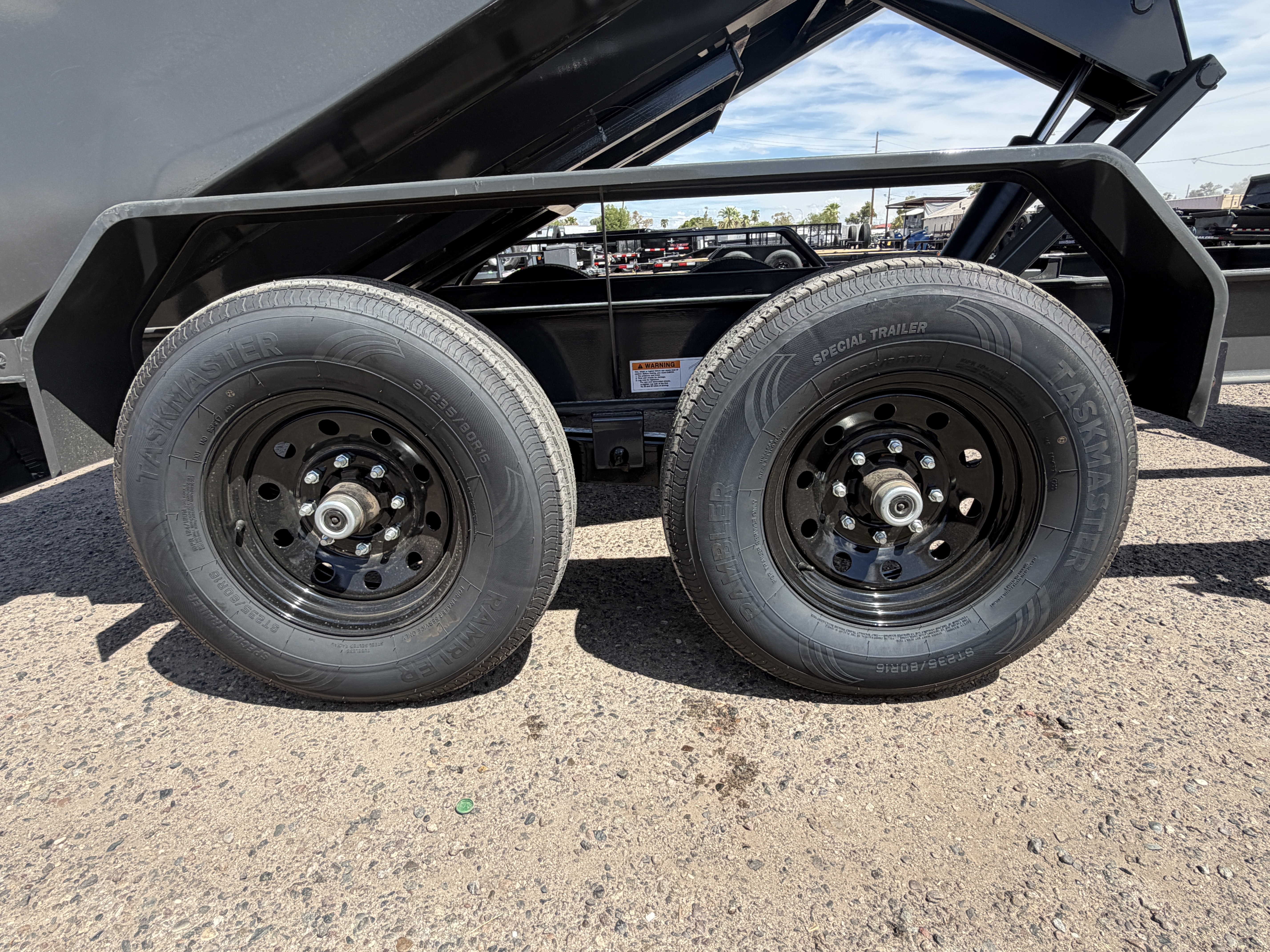 ARC Trailers 14'x83" Bumper Pull Scissor Lift Dump Trailer w/ 24" Sides (BDZ)