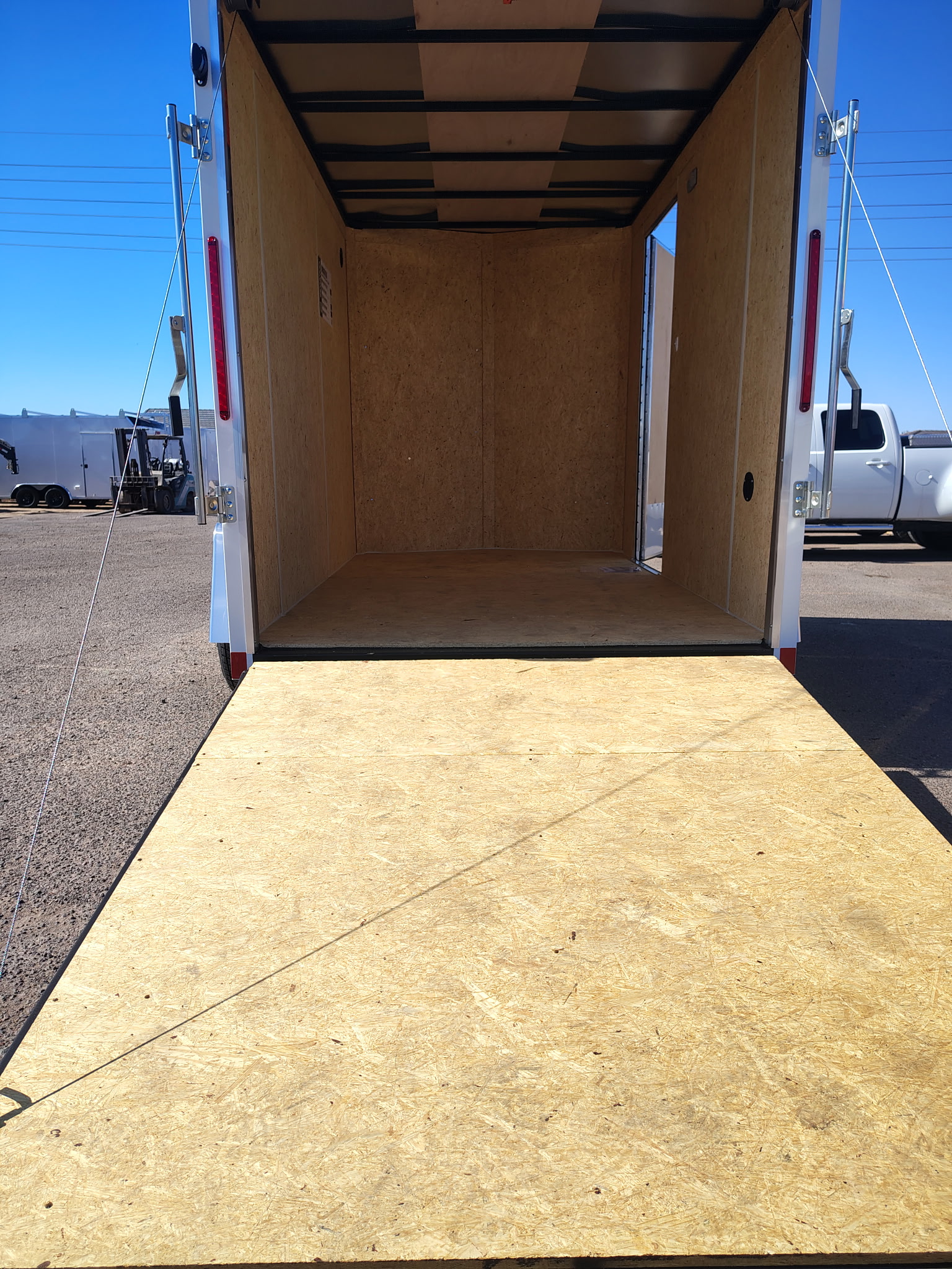 Compass 6'x10' Enclosed Cargo Trailer w/ Rear Ramp Door