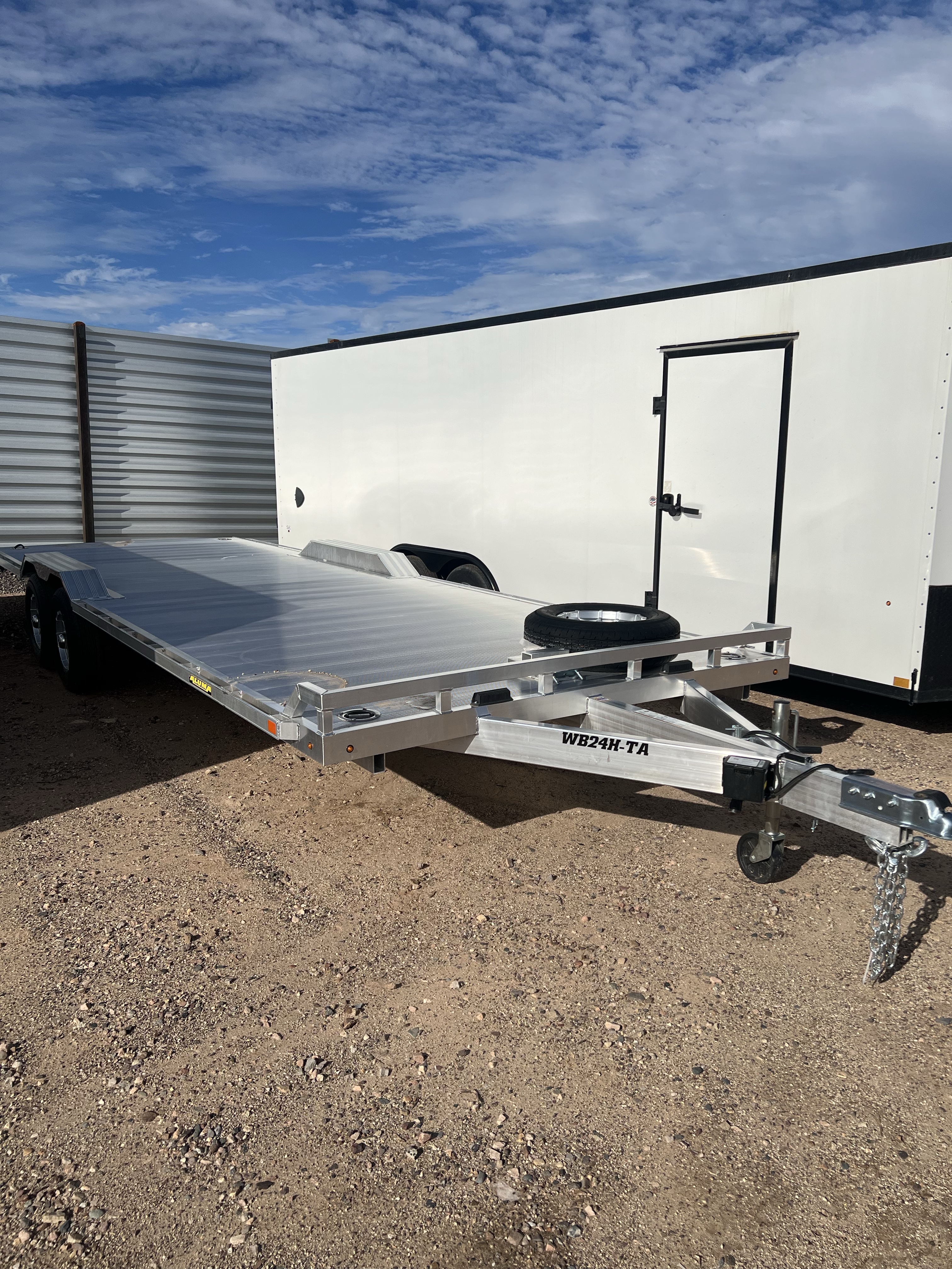 Aluma 24'x102" Aluminum Car Trailer w/ Ramps (WB24H)