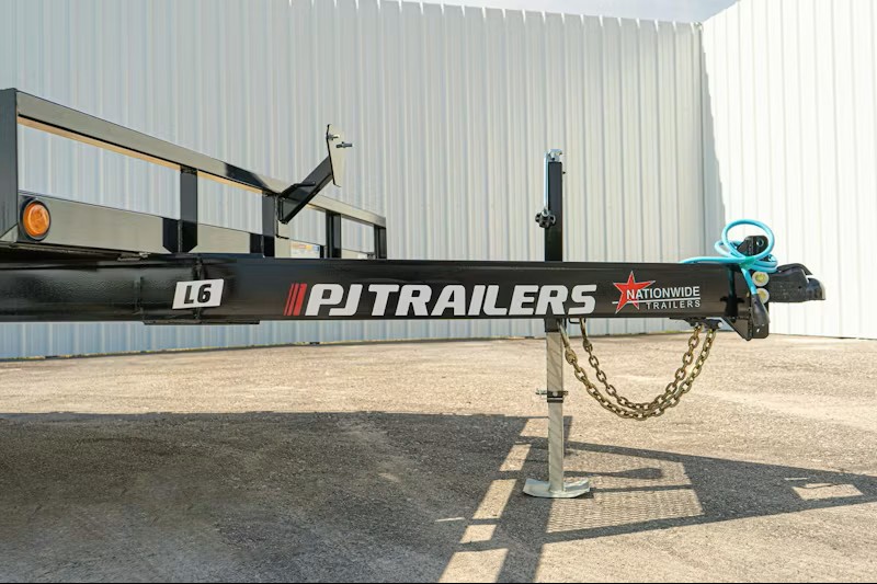 PJ Trailers 24x102 Tandem Axle Deckover, 10K GVWR, Slide In Ramps