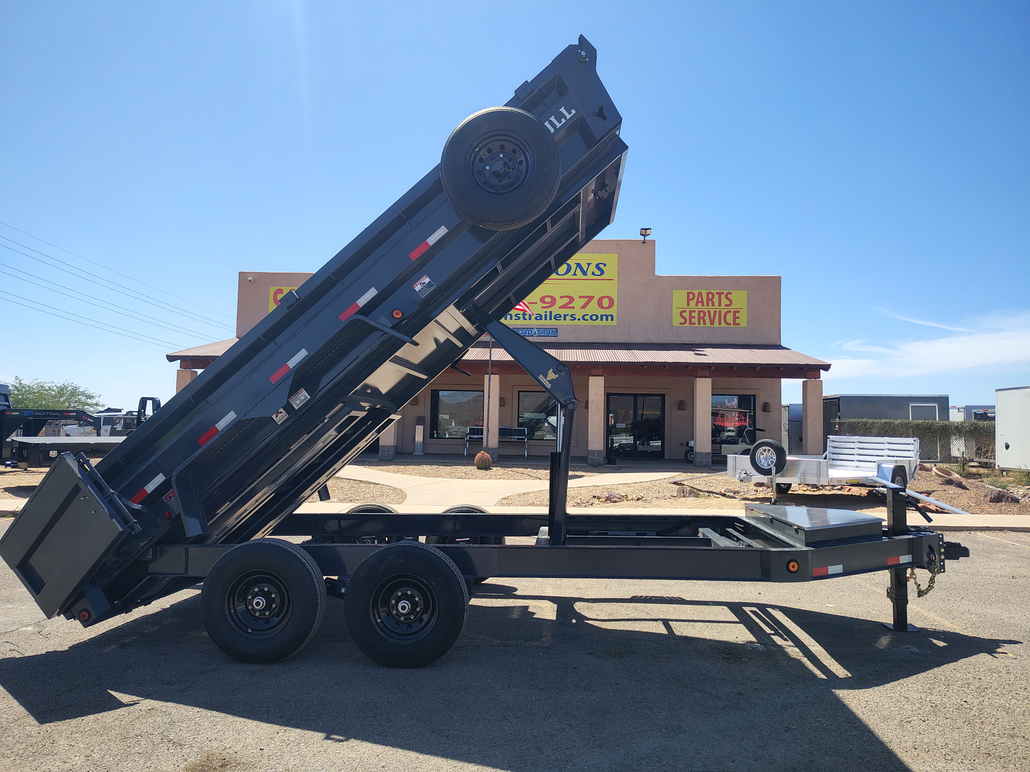 Norstar 16x83 Ironbull Tandem Axle Dump, 15K GVWR, 24" Sides