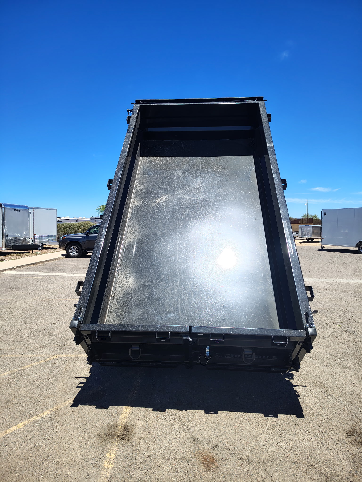 Norstar 12x72 IronBull Tandem Axle Dump, 15K GVWR, 24" Sides, Solar Charger