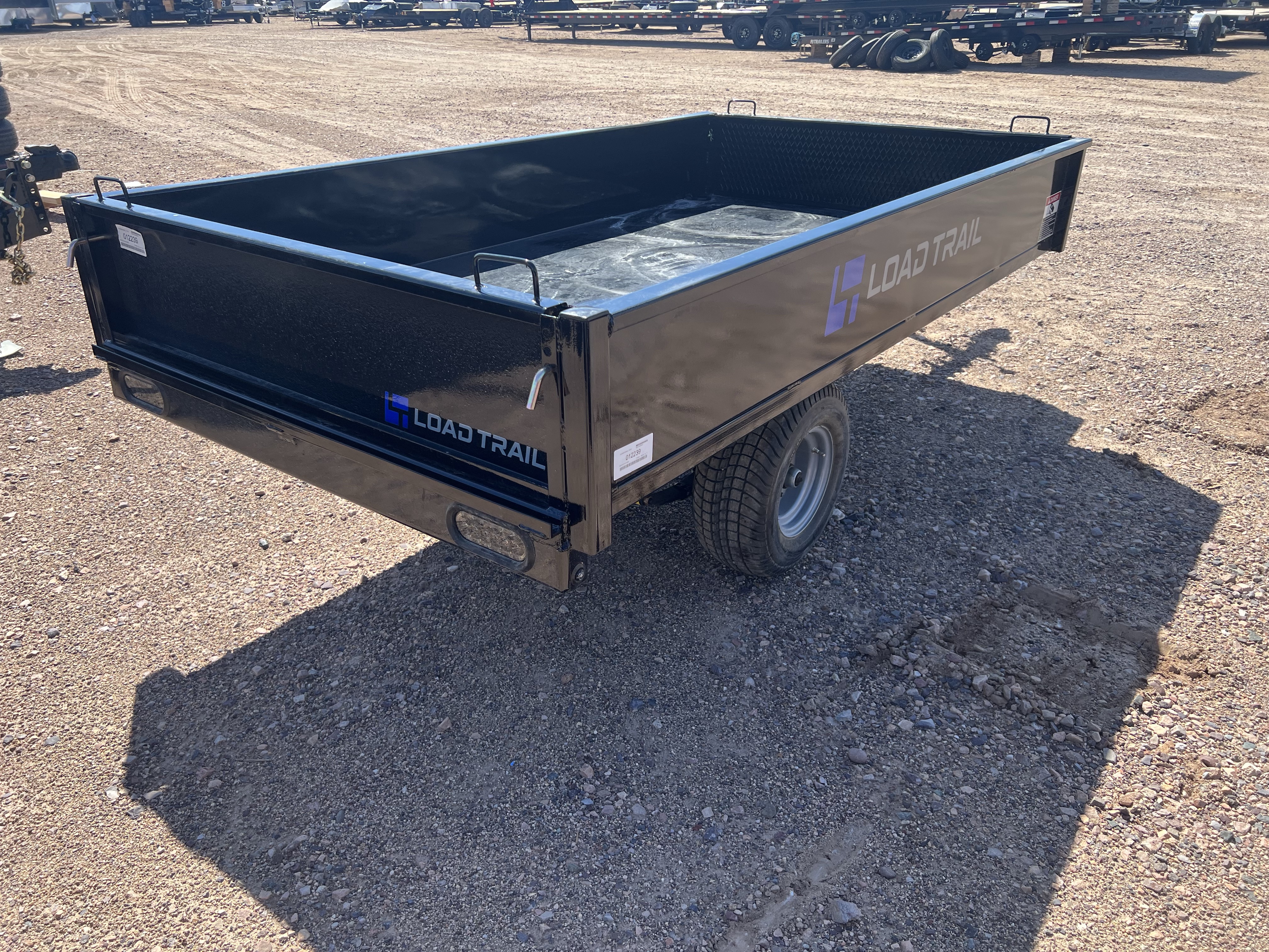 Load Trail 08x53 Single Axle Dump, 3K GVWR, w/ Ramps