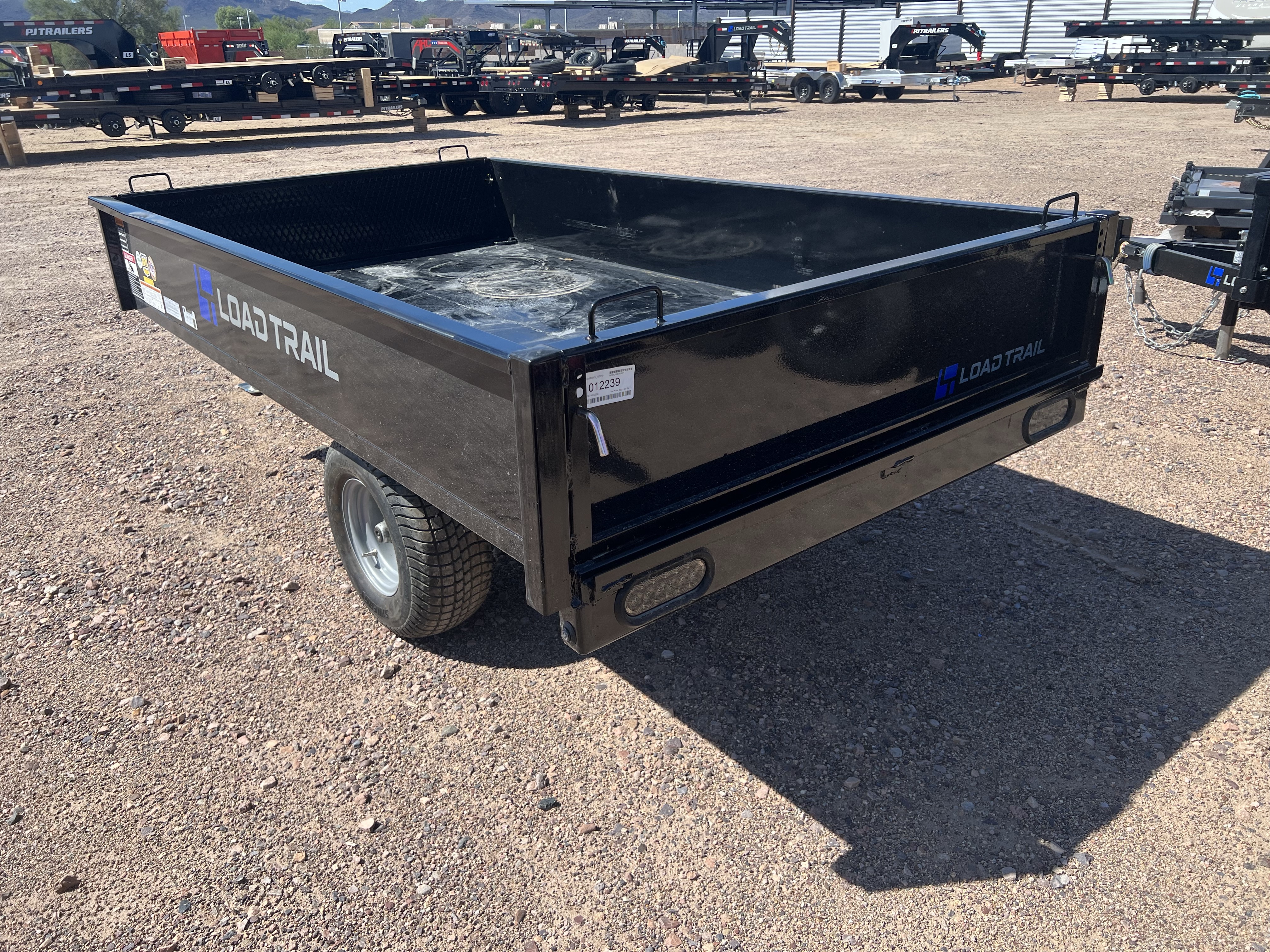 Load Trail 08x53 Single Axle Dump, 3K GVWR, w/ Ramps