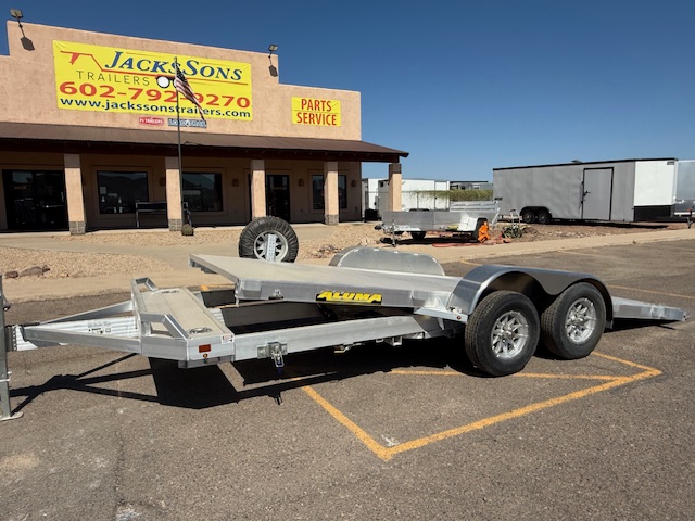 Aluma 18x82 All Aluminum, 7K GVWR, Tandem Axle, Tilt - 8218TILT-TA-EL-RTD