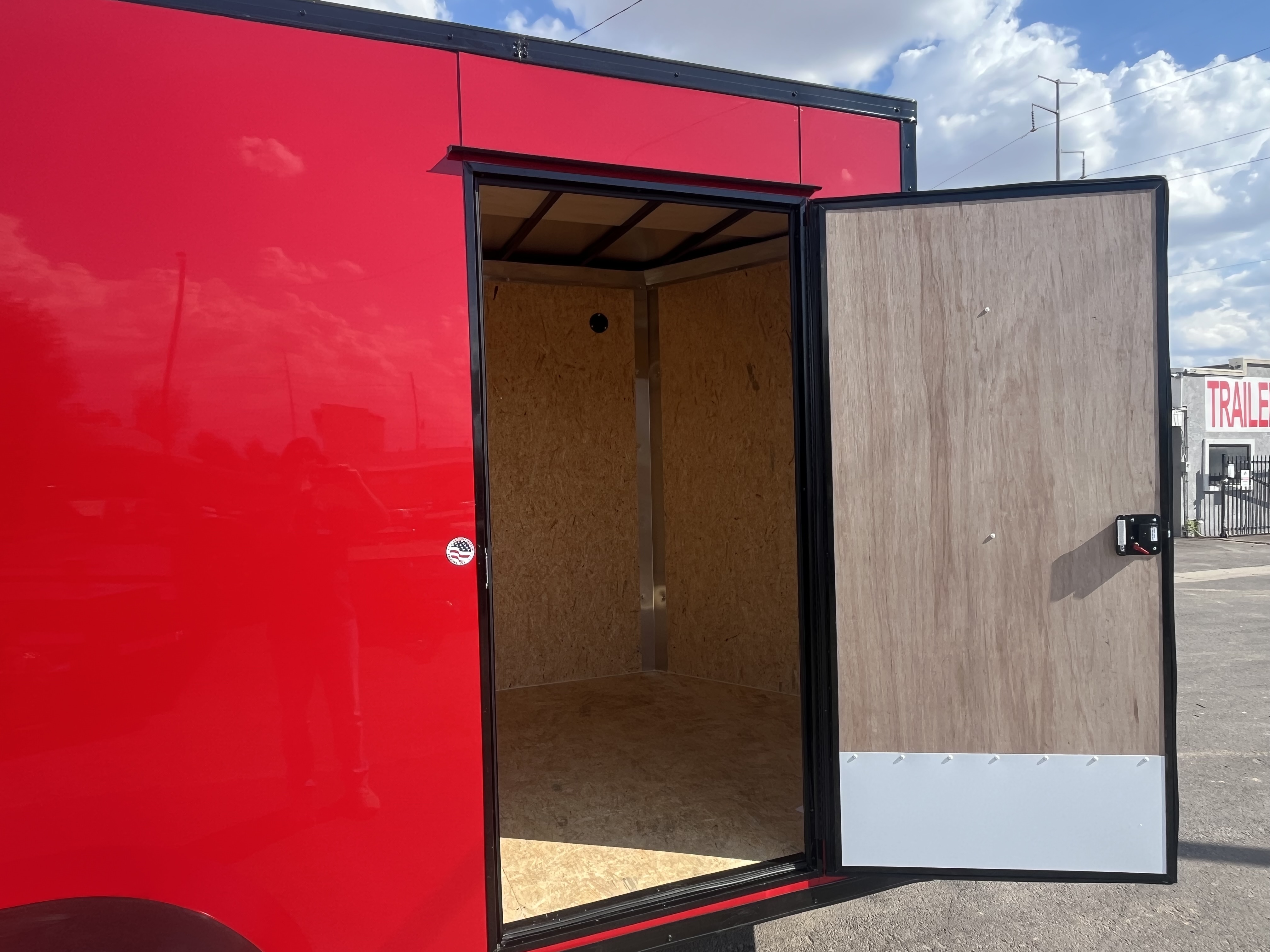 Compass 7'x14' Enclosed Cargo Trailer w/ Rear Ramp Door