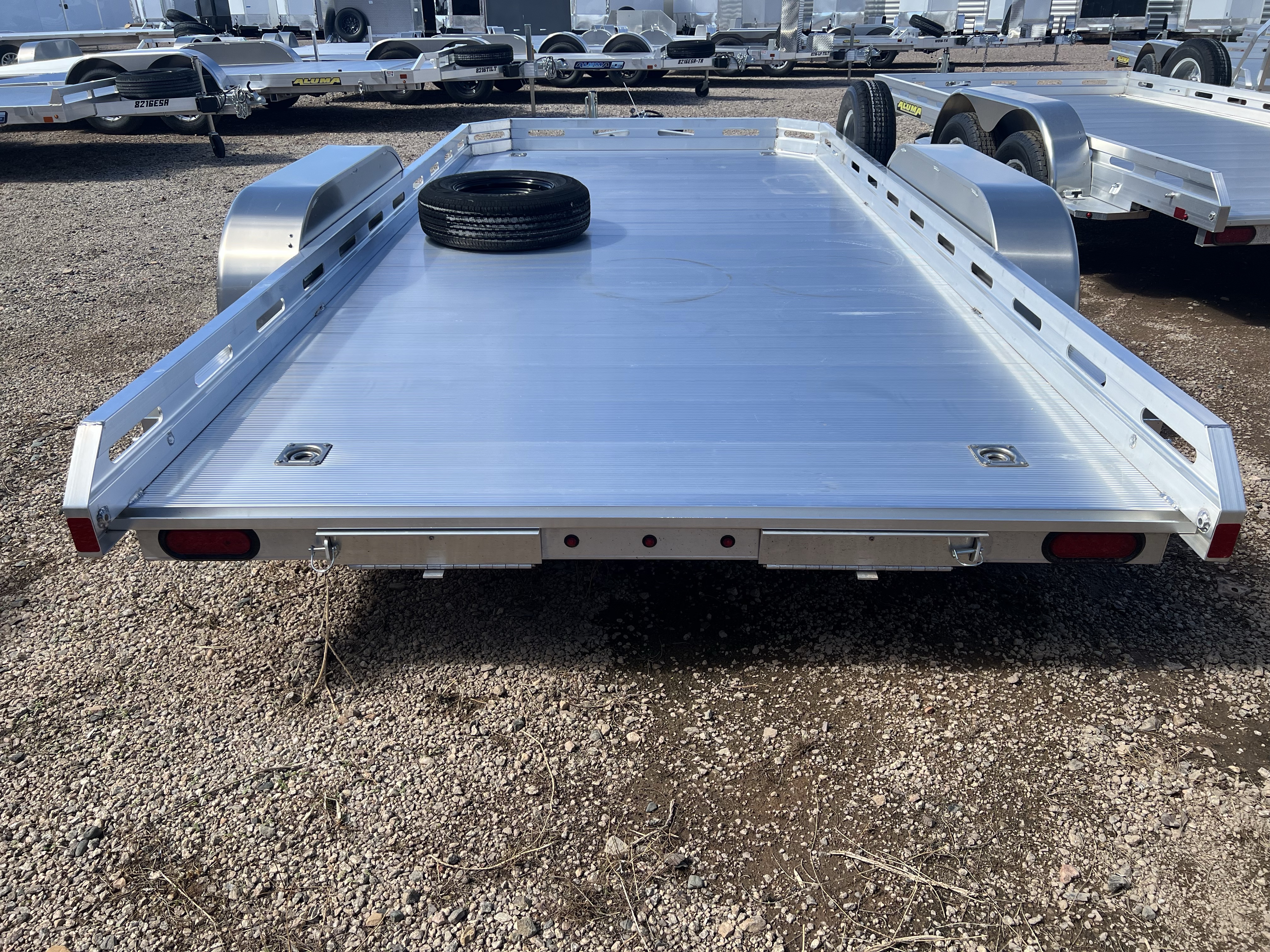 Aluma 14x78 All Aluminum, 7K GVWR, Tandem Axle (7814TA-EL-R-RTD)