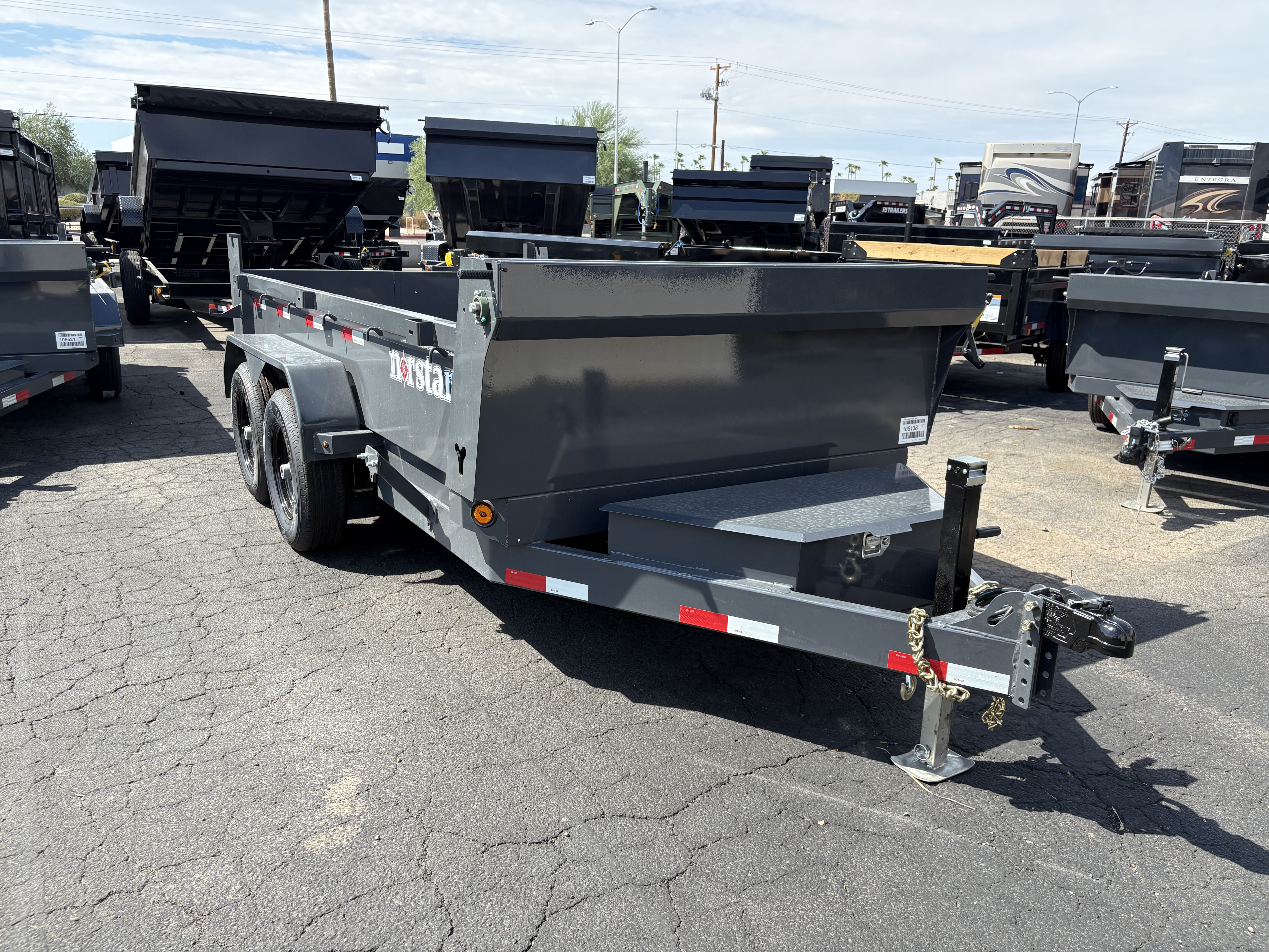 Norstar 12x72 Norstar Tandem Axle Dump, 10K GVWR, 20" Sides