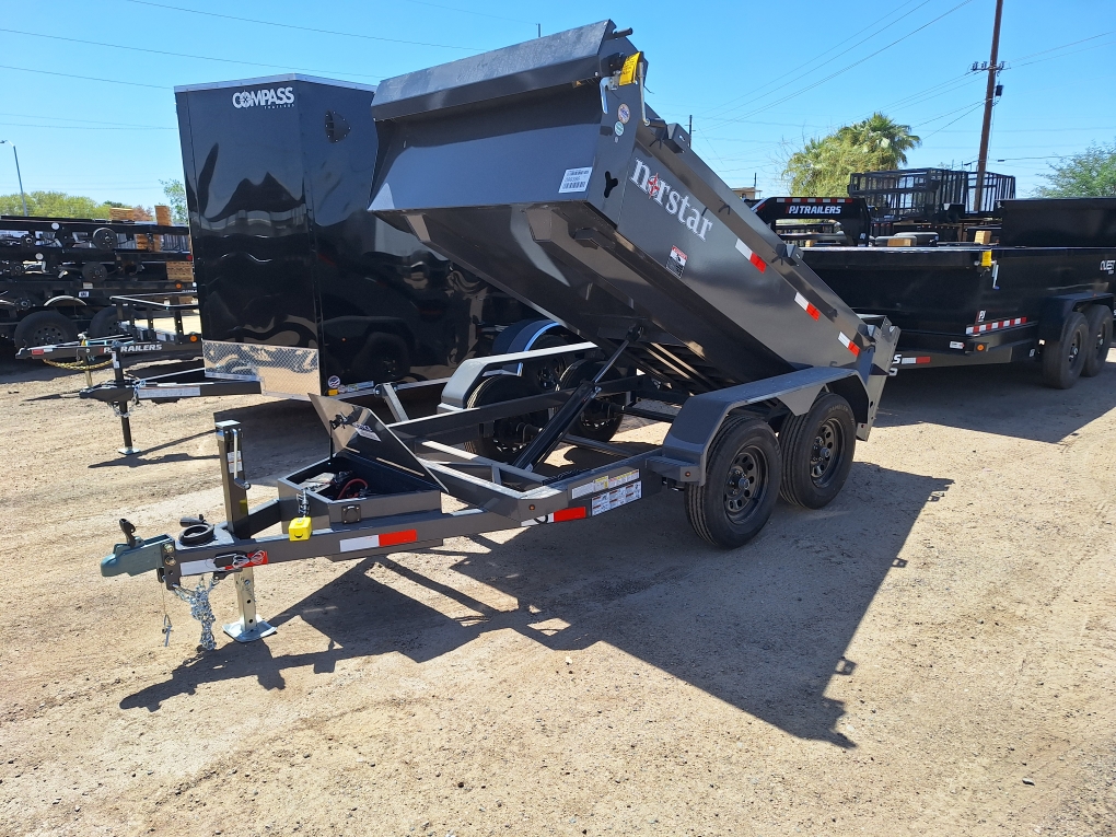 Norstar 10x60 Norstar Tandem Axle Dump, 7K GVWR, 20" Sides