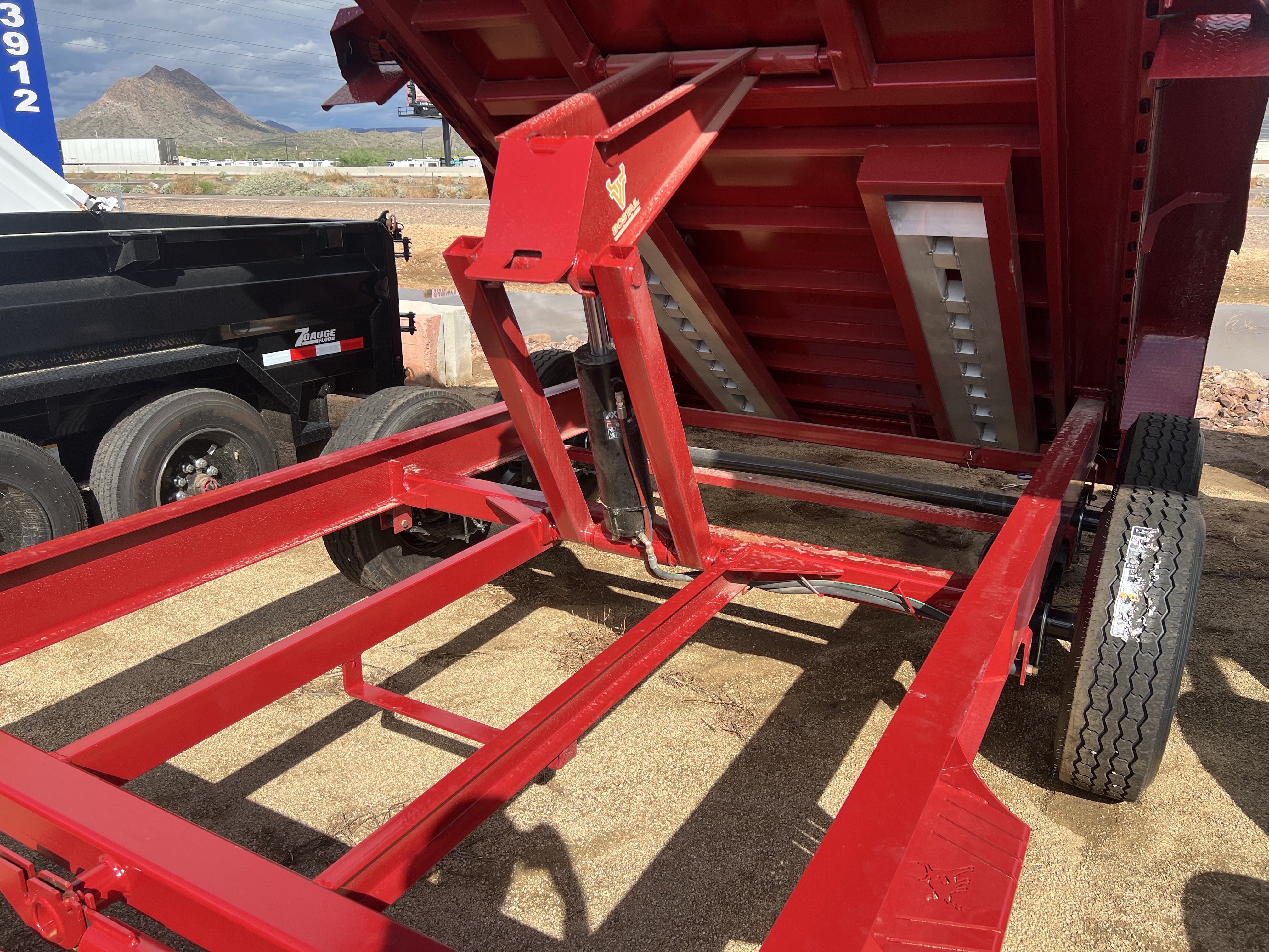 Iron Bull 14x83 IronBull Tandem Axle Dump, 14K GVWR, 36" Sides, 14 Ply Tires *America 250 Edition*