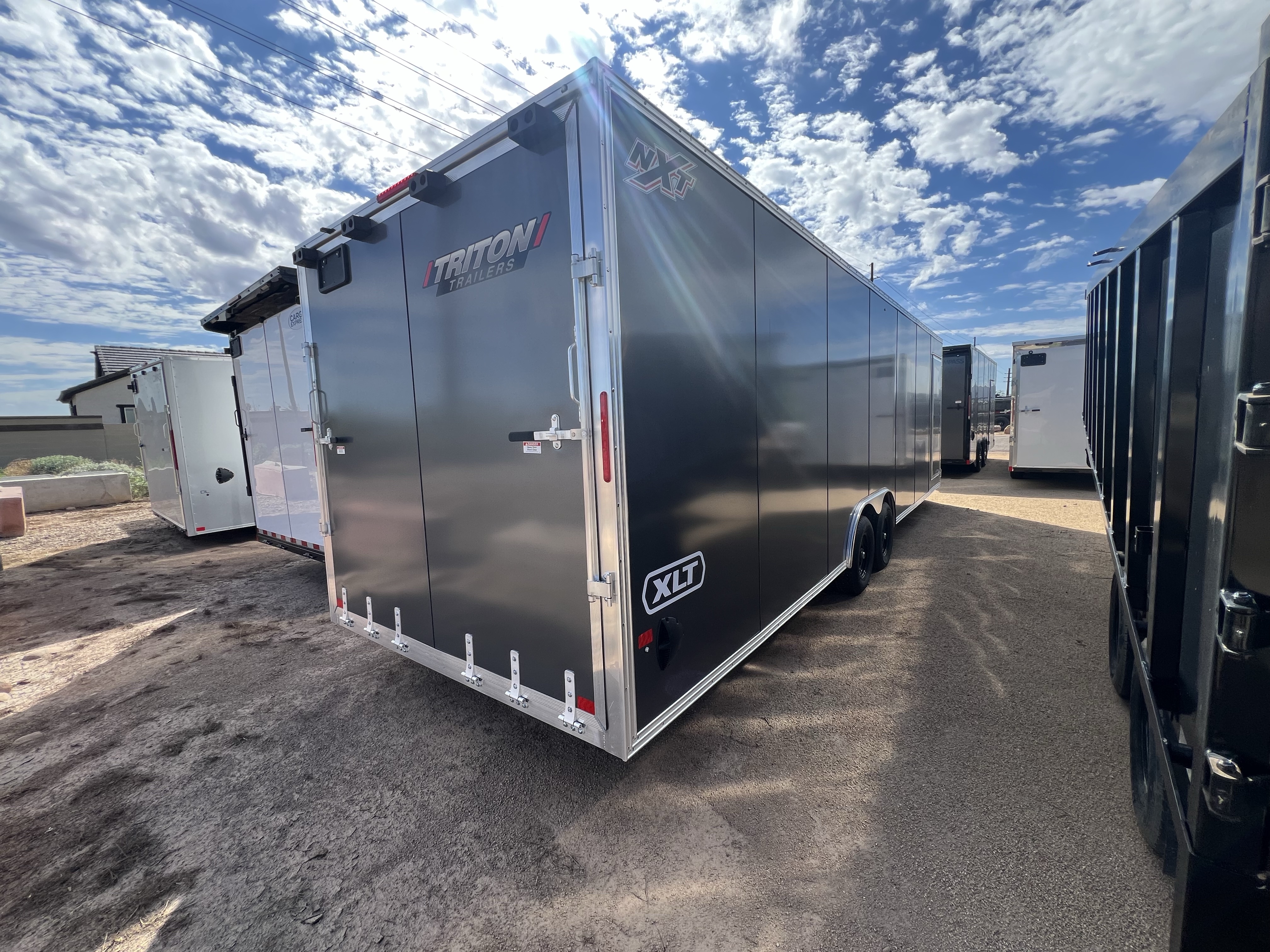 TRITON 28x8.5 All Aluminum XLT-P Car Hauler, 10K GVWR, Ramp Door