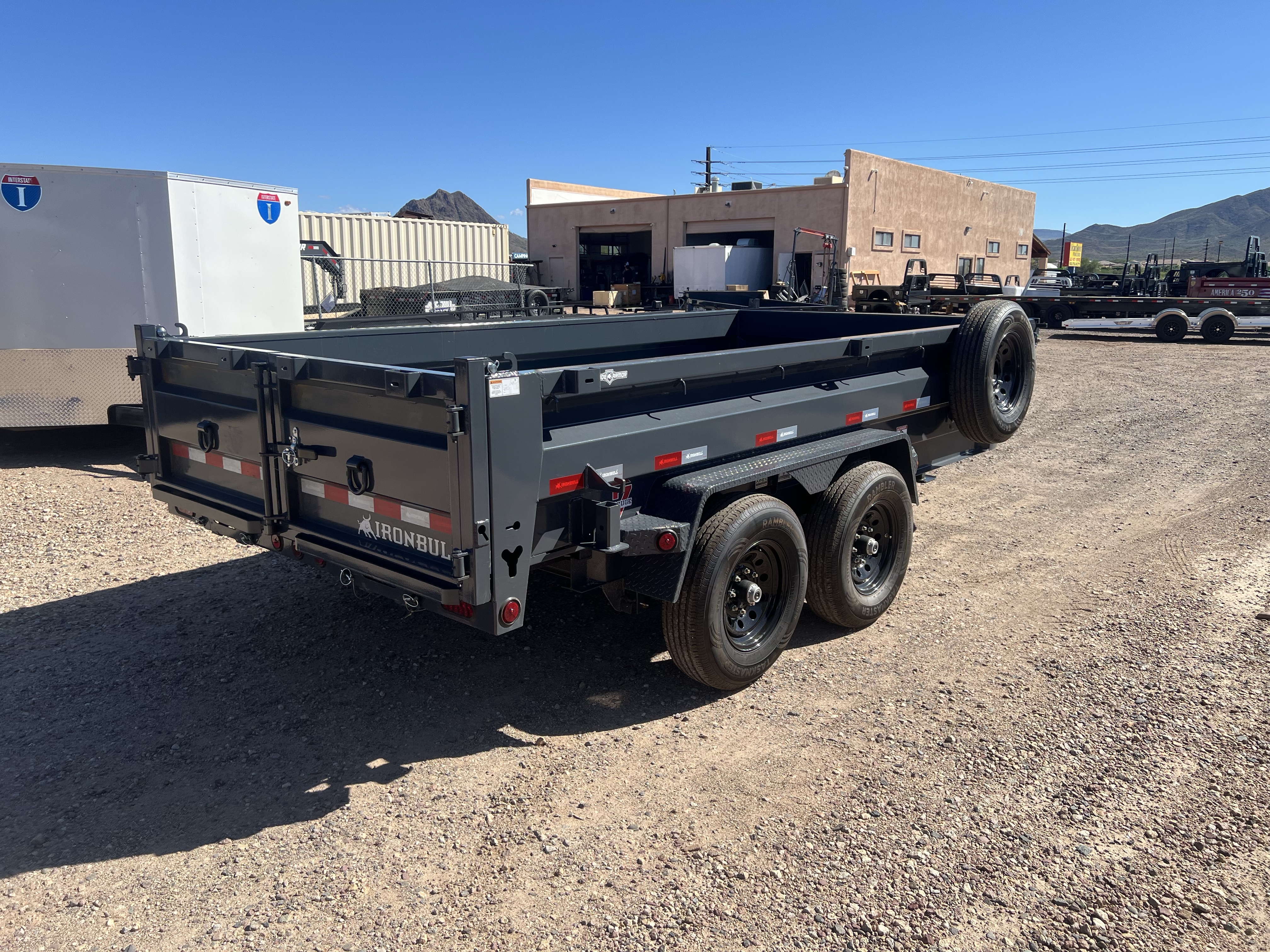 Norstar 14x83 IronBull Tandem Axle Dump, 15K GVWR, 24" Sides