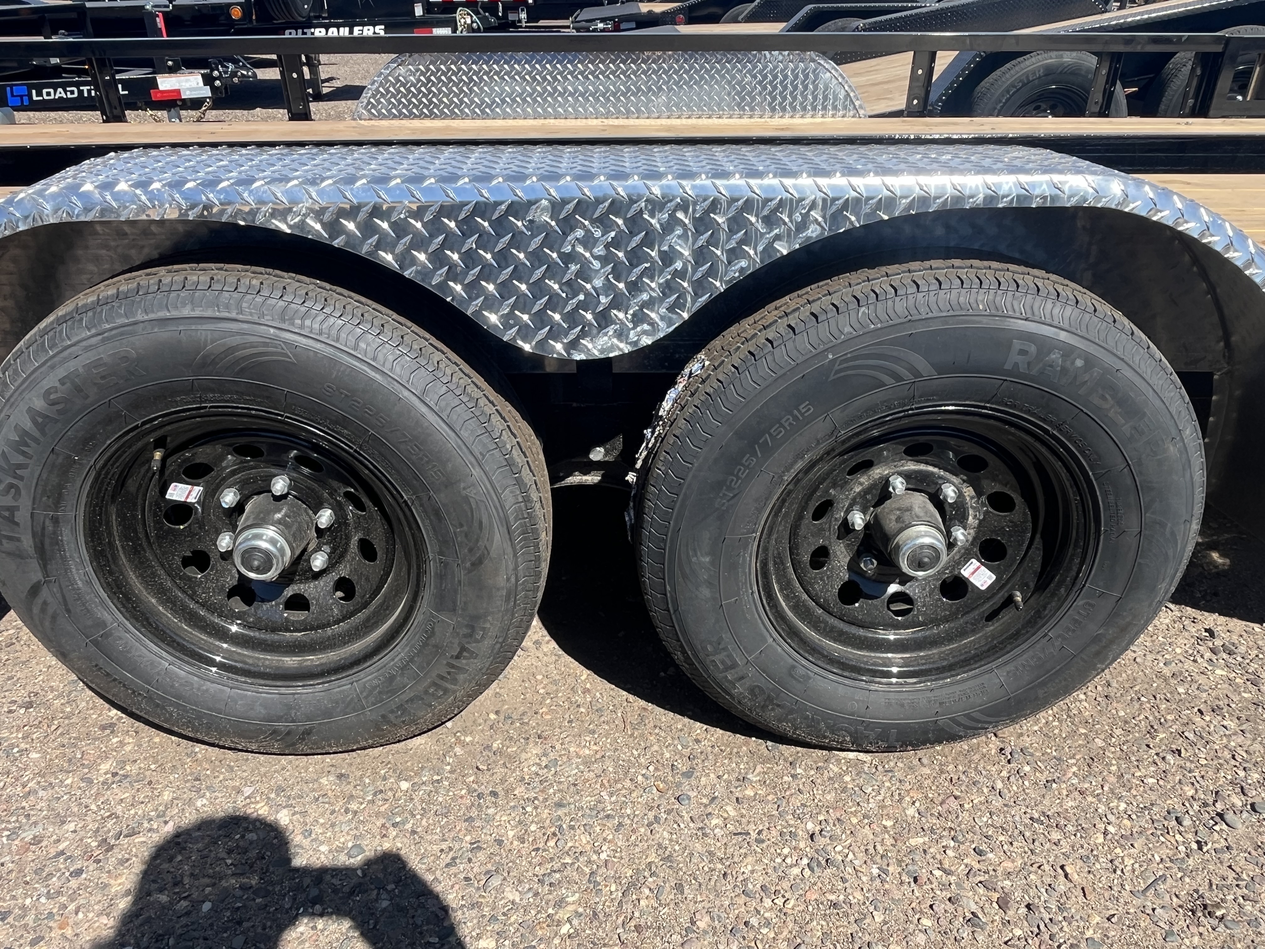 PJ Trailers 20x83 Tandem Axle, 10K GVWR, Channel Utility w/ 4' Fold Up Gate, ATV Ramps
