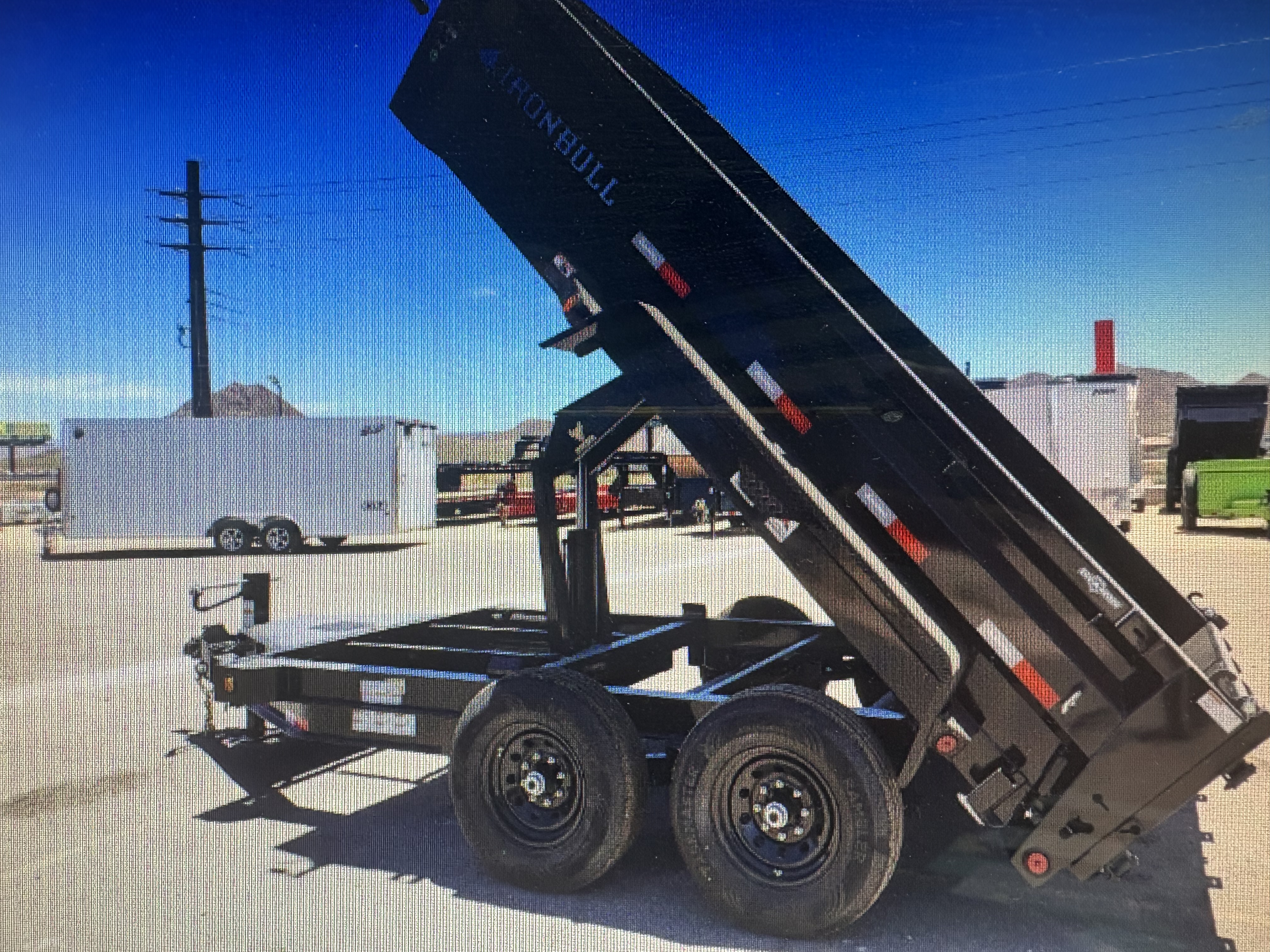 Norstar 12x72 IronBull Tandem Axle Dump, 15K GVWR, 24" Sides, Solar Charger