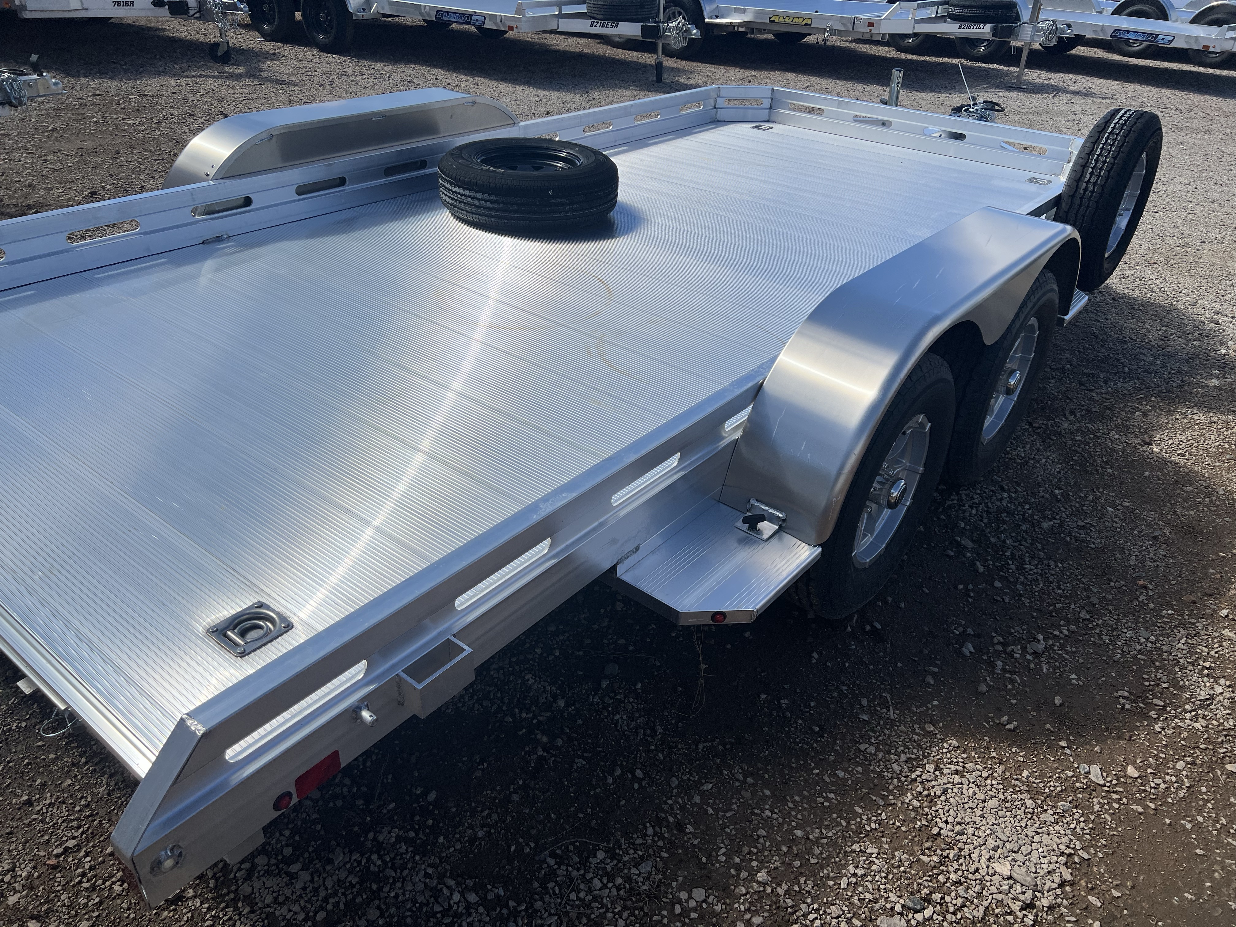 Aluma 14x78 All Aluminum, 7K GVWR, Tandem Axle (7814TA-EL-R-RTD)