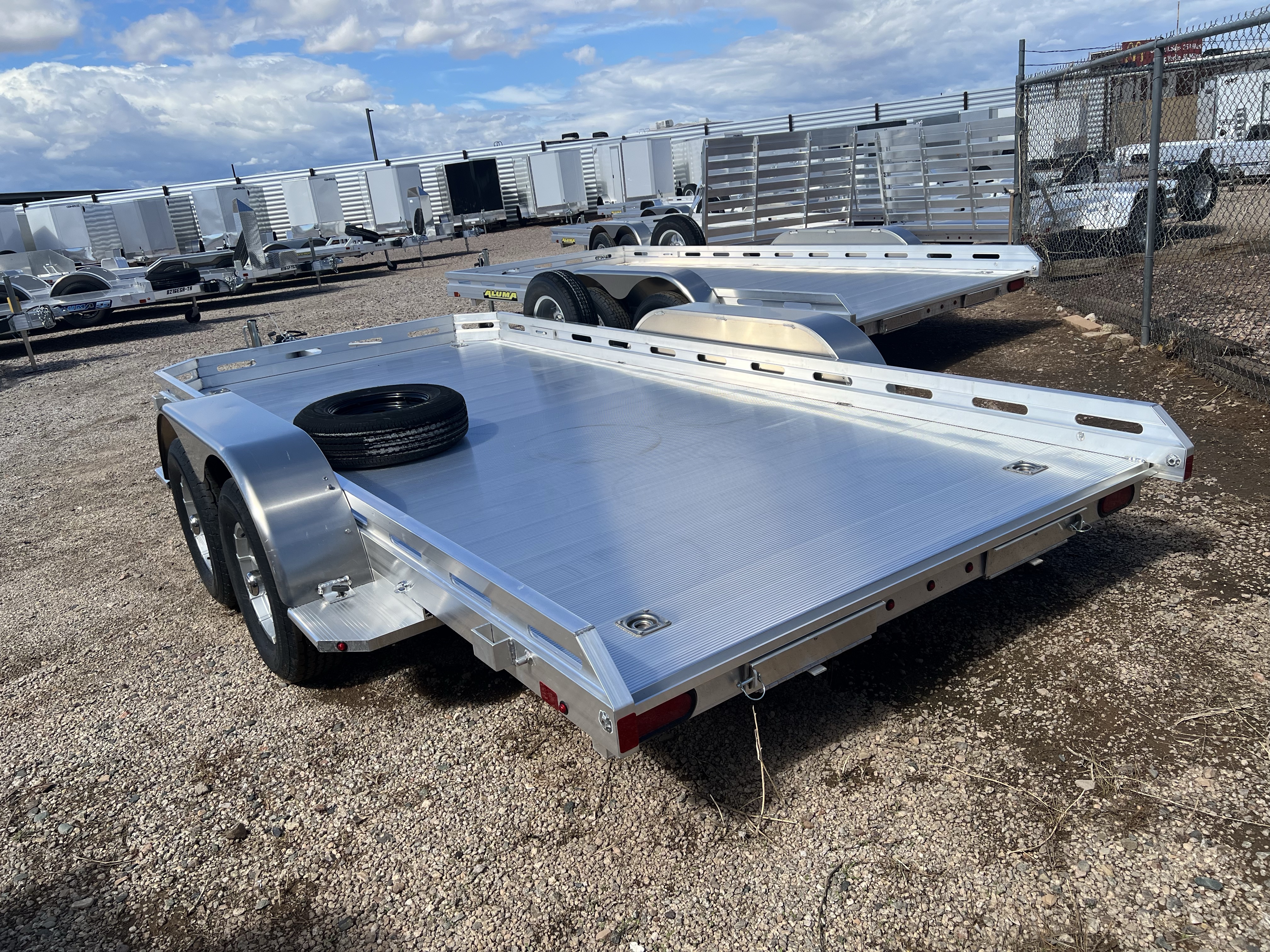 Aluma 14x78 All Aluminum, 7K GVWR, Tandem Axle (7814TA-EL-R-RTD)