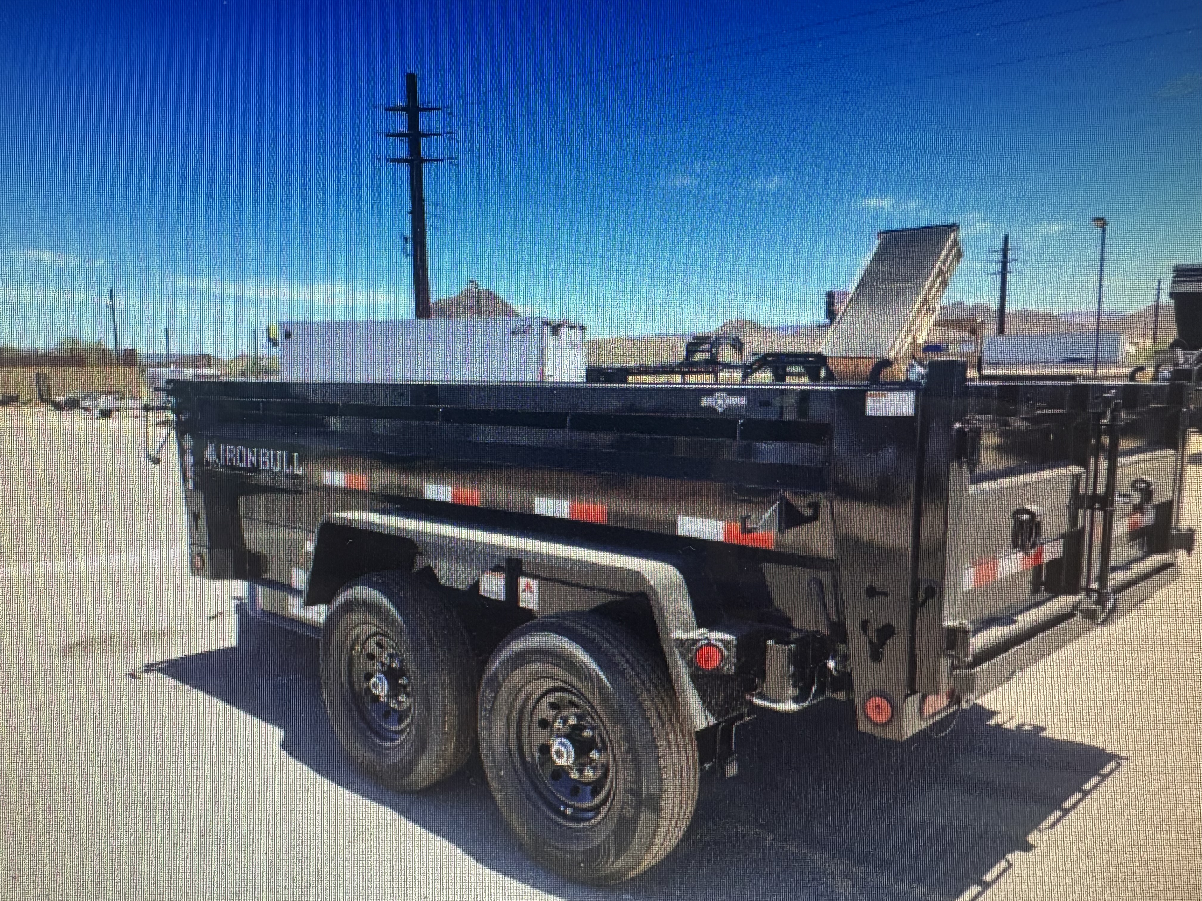 Norstar 12x72 IronBull Tandem Axle Dump, 15K GVWR, 24" Sides, Solar Charger