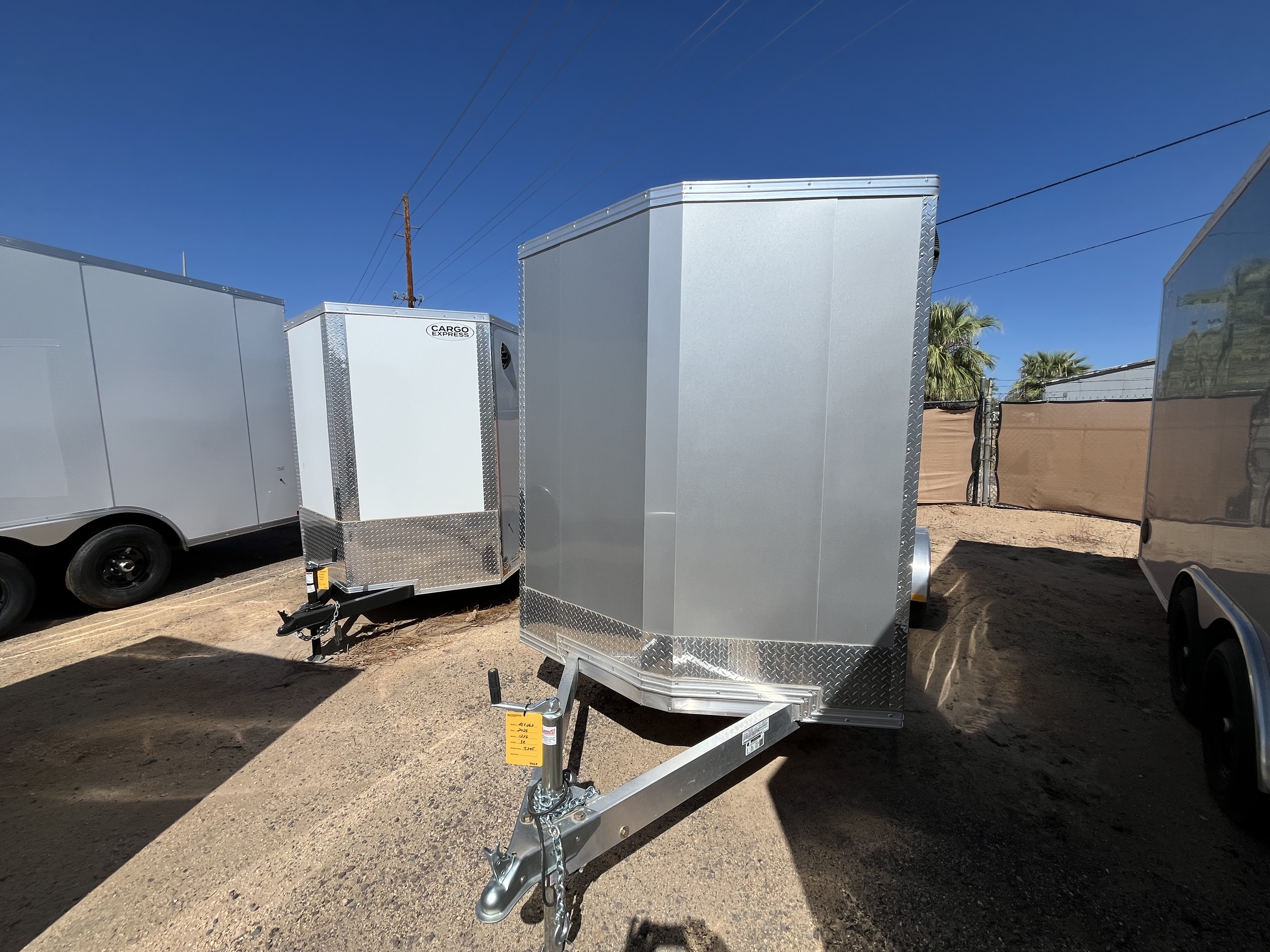 EZ Hauler 6'x12' Enclosed Cargo Trailer w/ Rear Ramp Door (NXT)