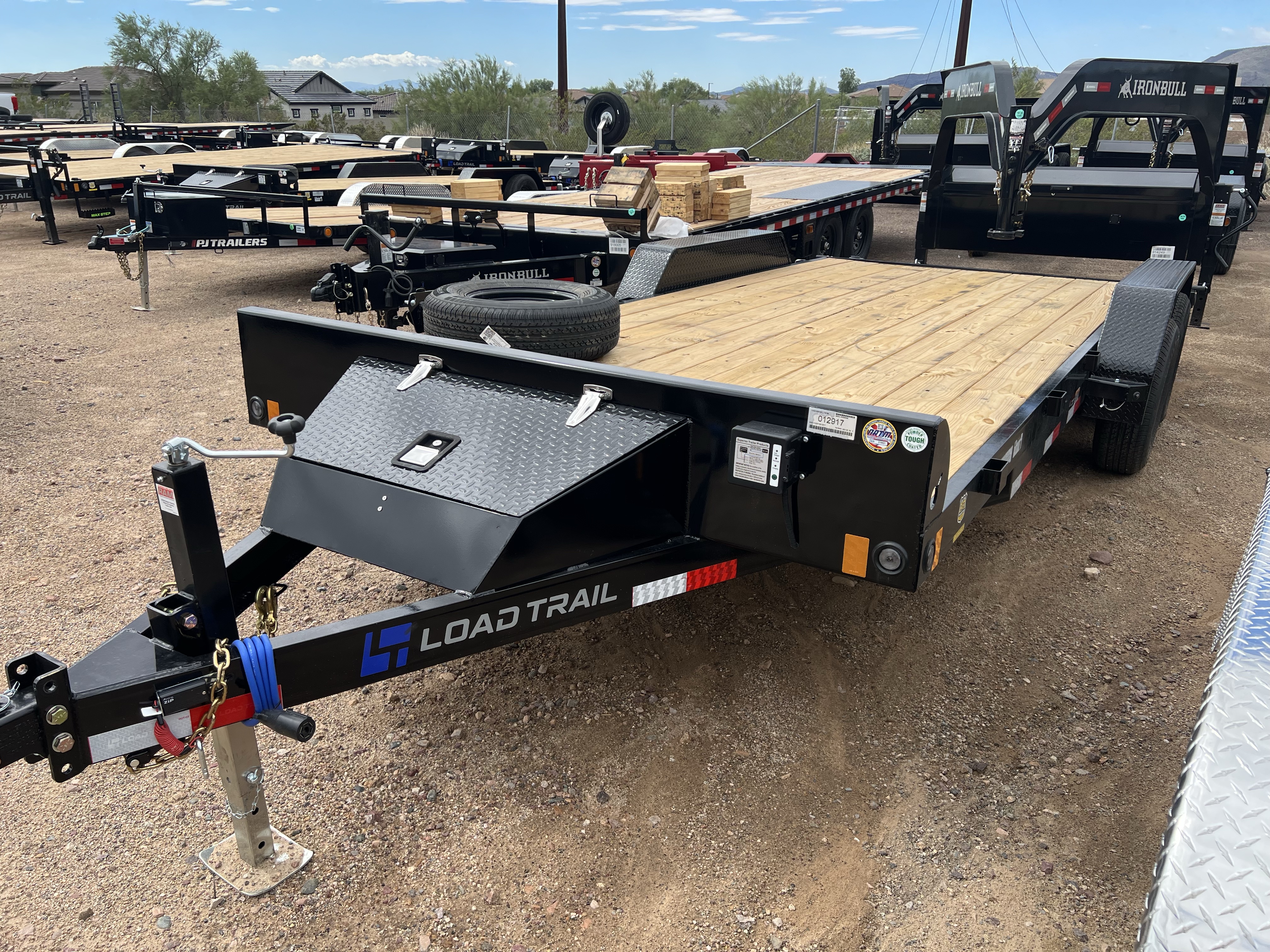 Load Trail 18x83 Tandem Axle Car Hauler, 10K GVWR, Slide In Ramps
