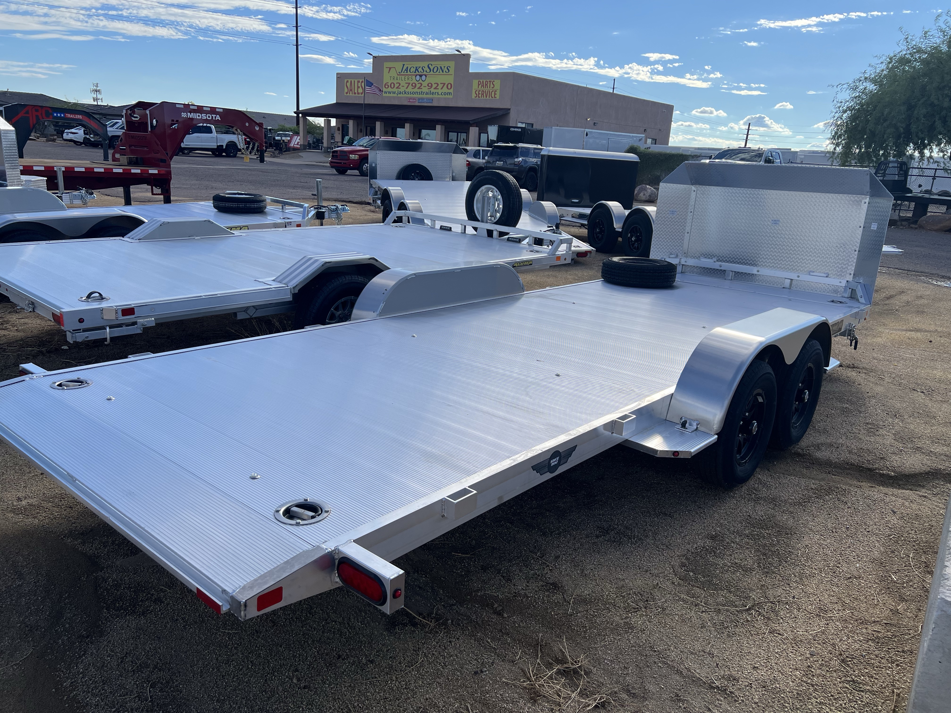 Aluma 18'x82" Aluminum 8218ANV TILT Trailer (8218ANV-TILT)