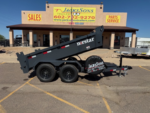 Norstar 10x60 Norstar Tandem Axle Dump, 7K GVWR, 20" Sides