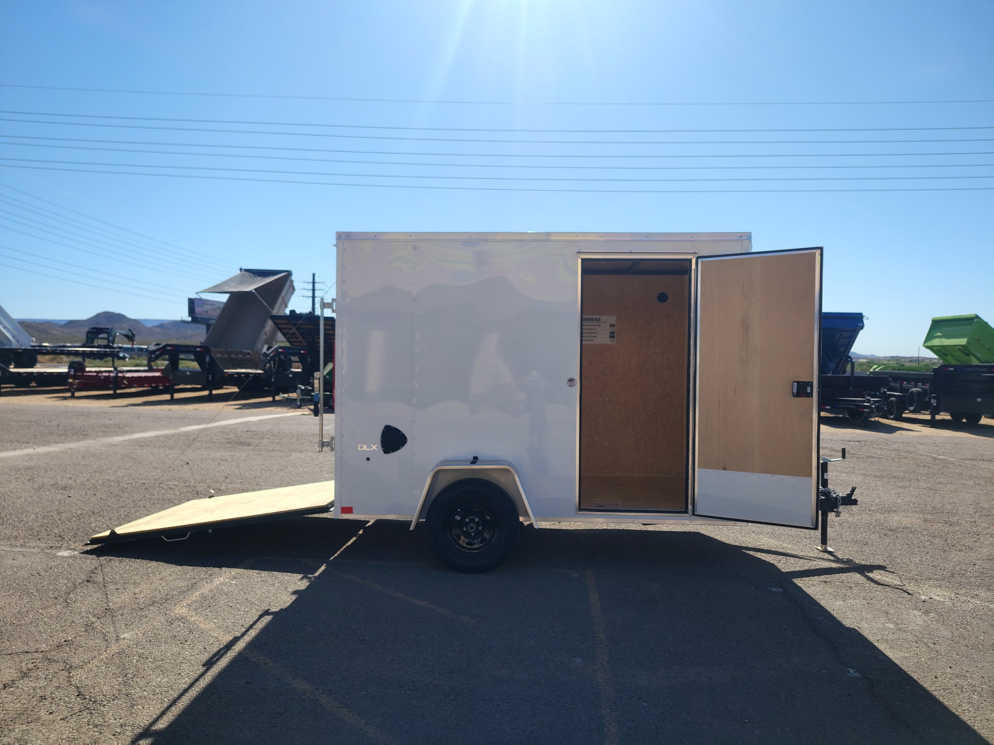 Compass 6'x10' Enclosed Cargo Trailer w/ Rear Ramp Door