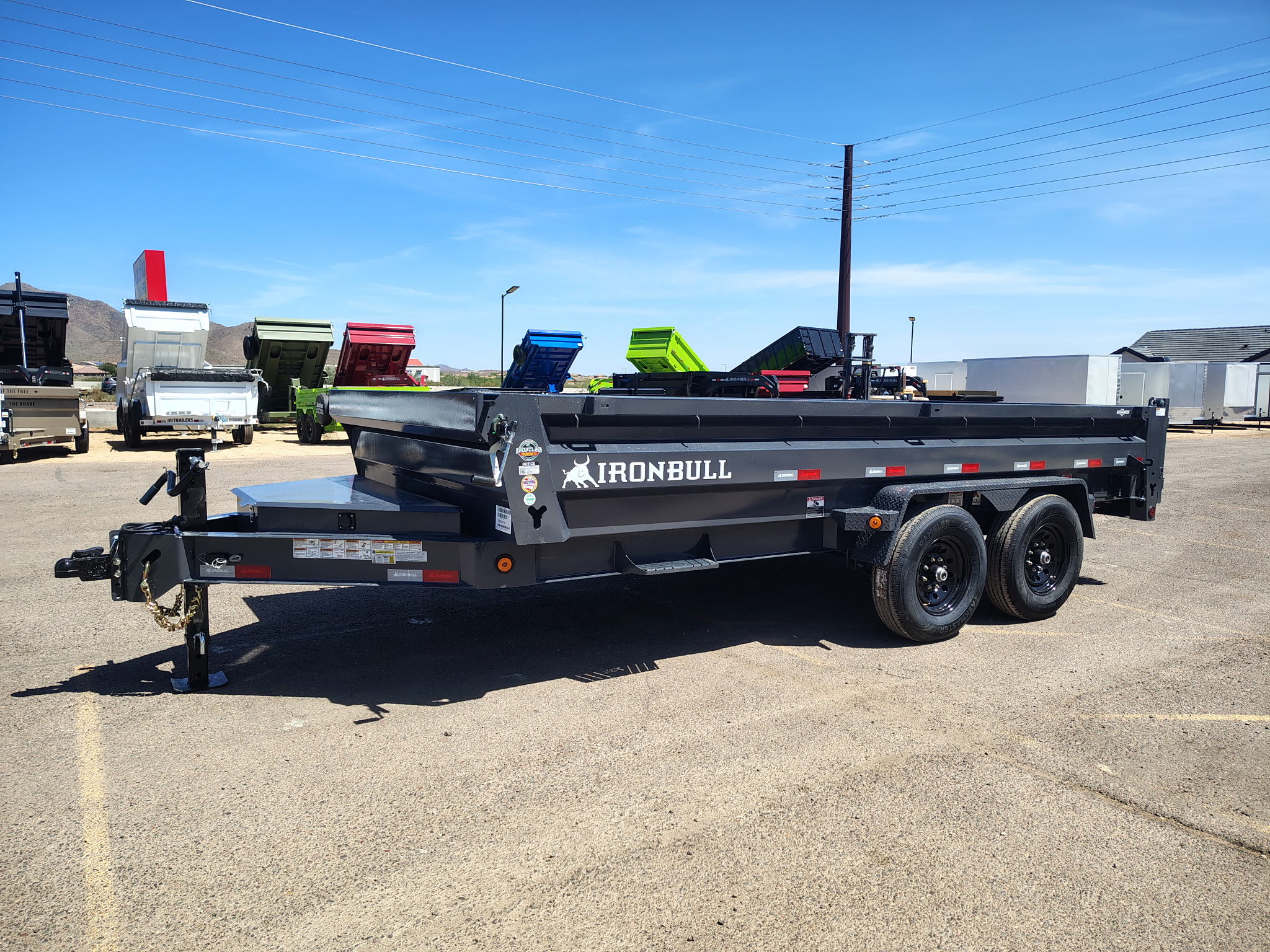 Norstar 16x83 Ironbull Tandem Axle Dump, 15K GVWR, 24" Sides