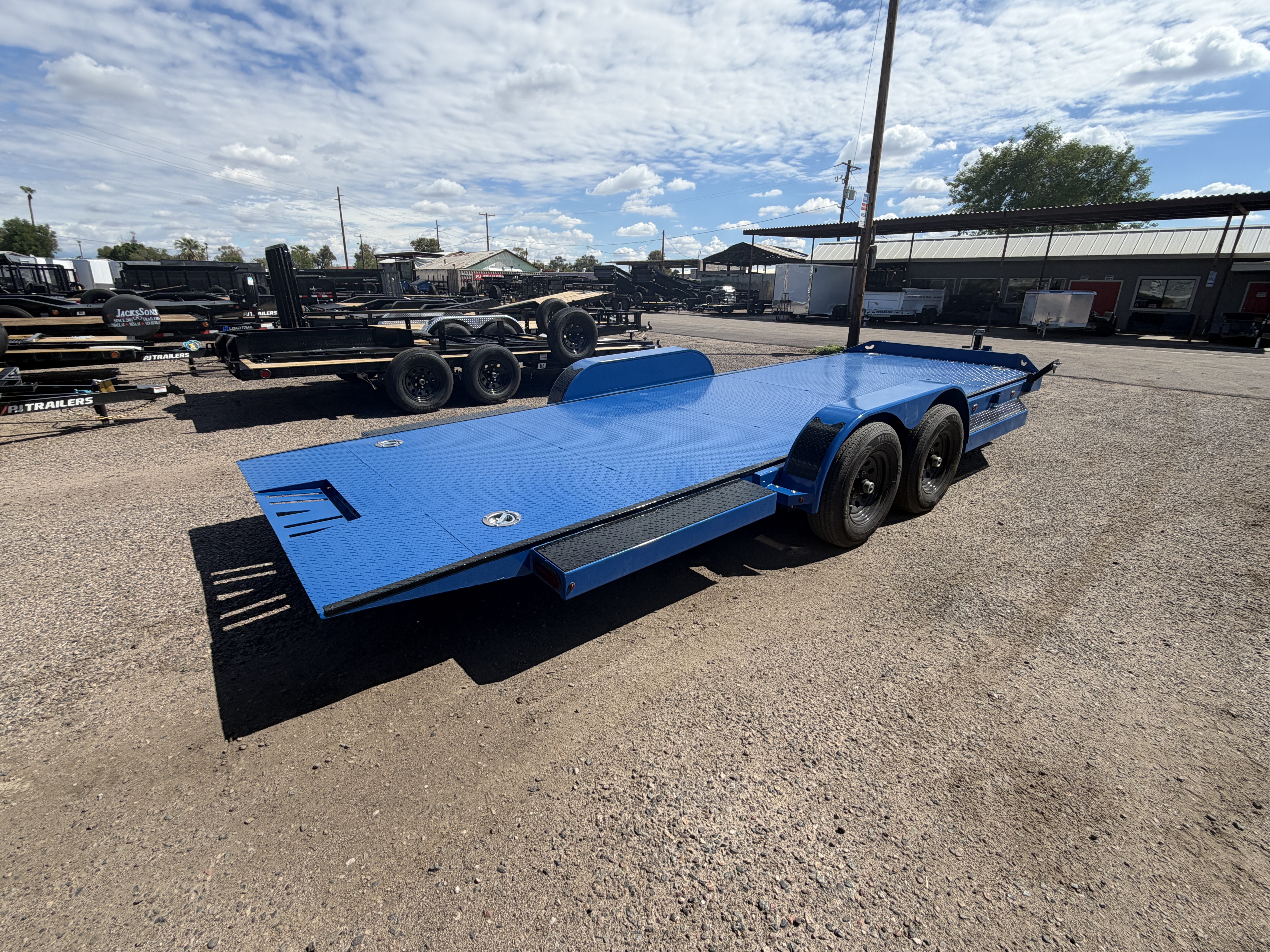 Norstar 20x83 IronBull Tandem Axle Car Hauler Tilt, 10K GVWR, Steel Deck