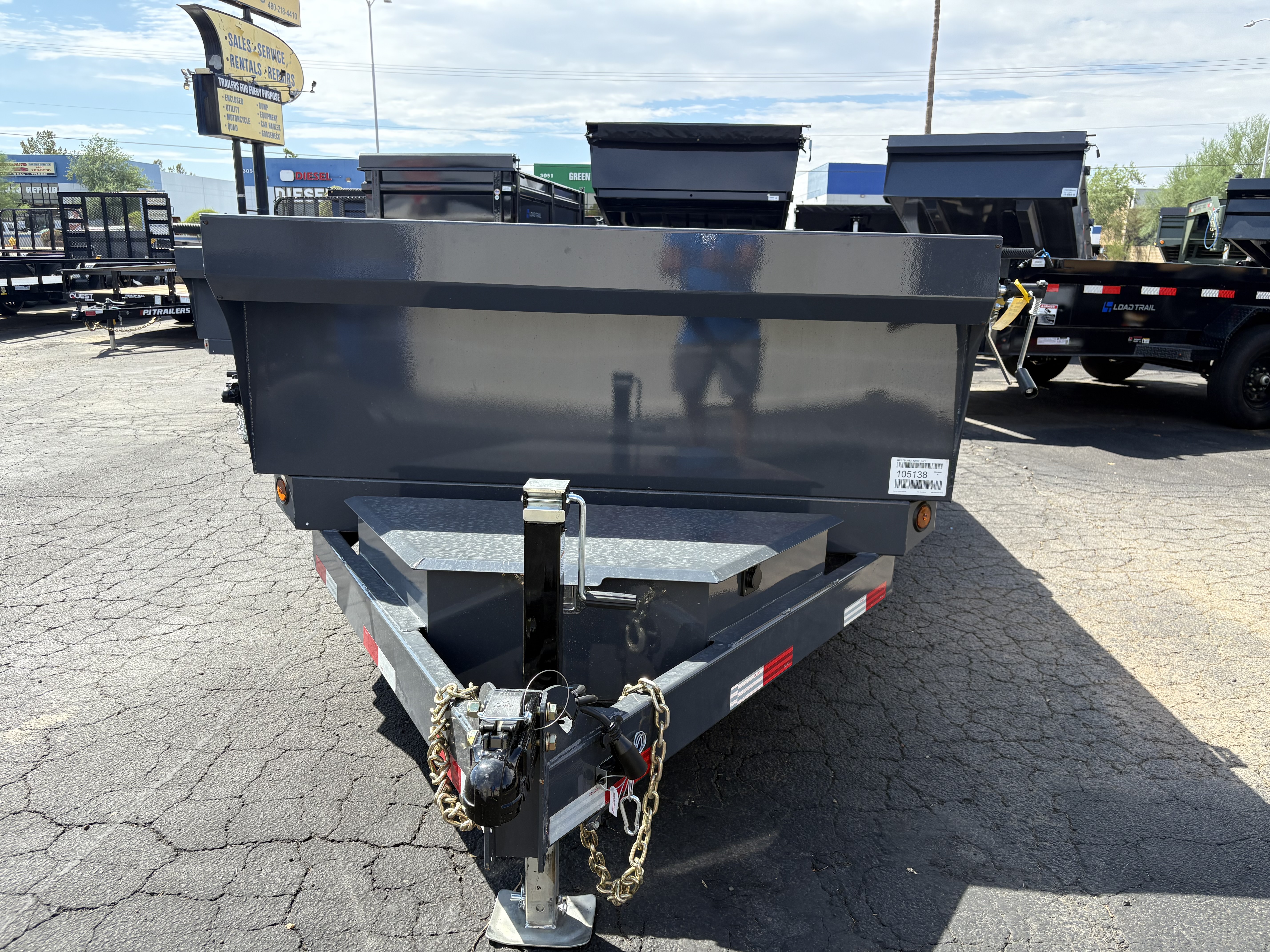 Norstar 12x72 Norstar Tandem Axle Dump, 10K GVWR, 20" Sides