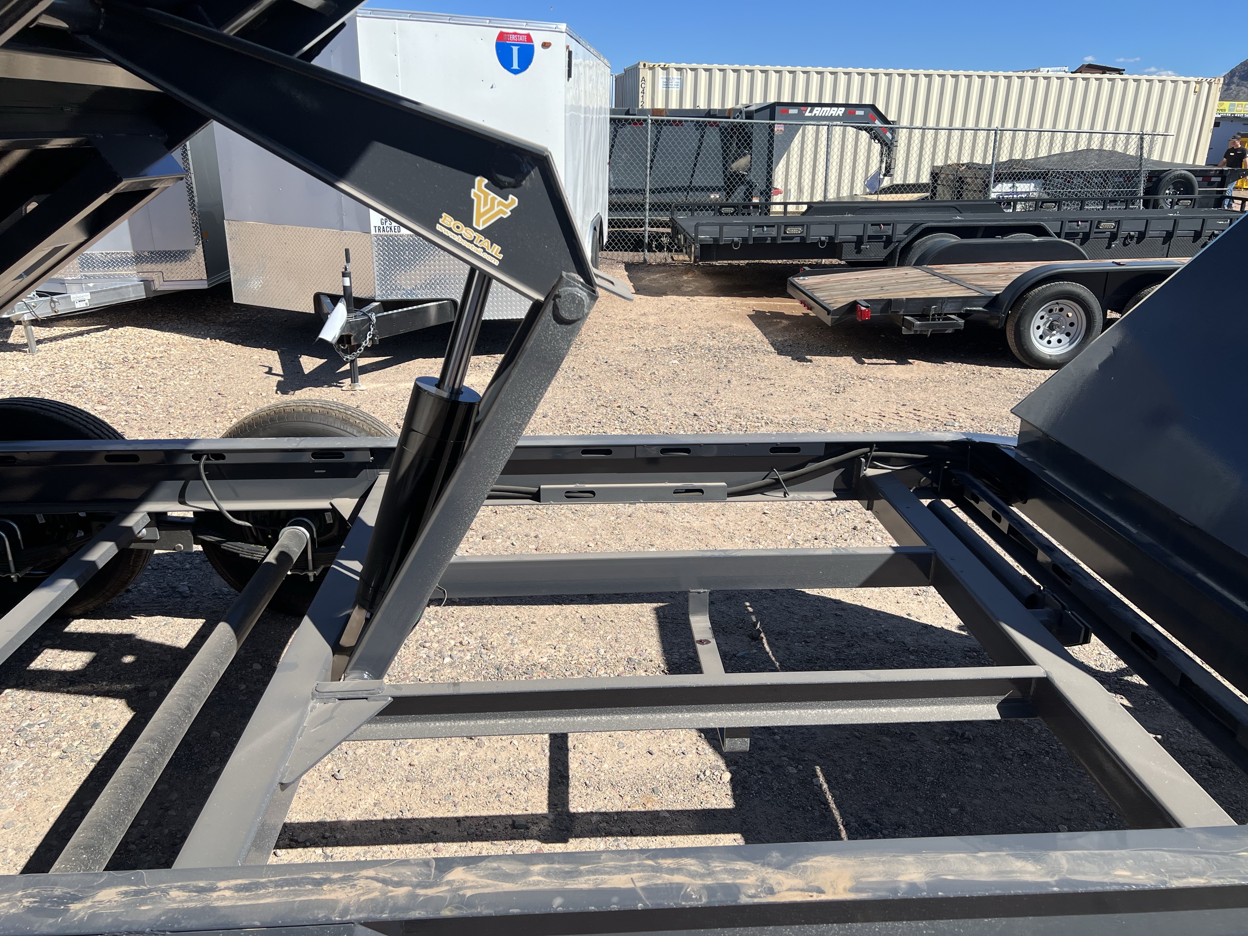 Norstar 14x83 IronBull Tandem Axle Dump, 15K GVWR, 24" Sides, Solar Charger