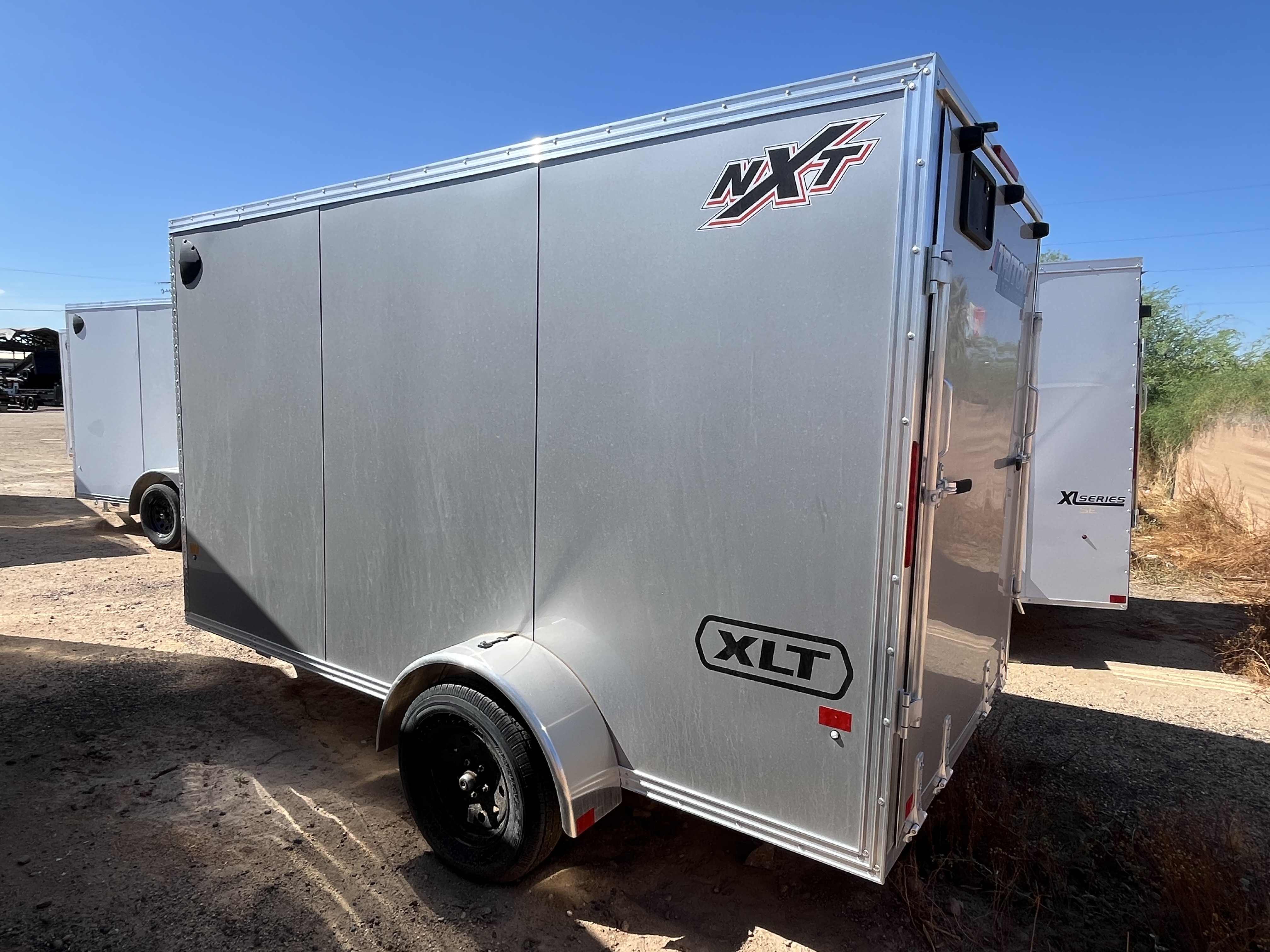 EZ Hauler 6'x12' Enclosed Cargo Trailer w/ Rear Ramp Door (NXT)