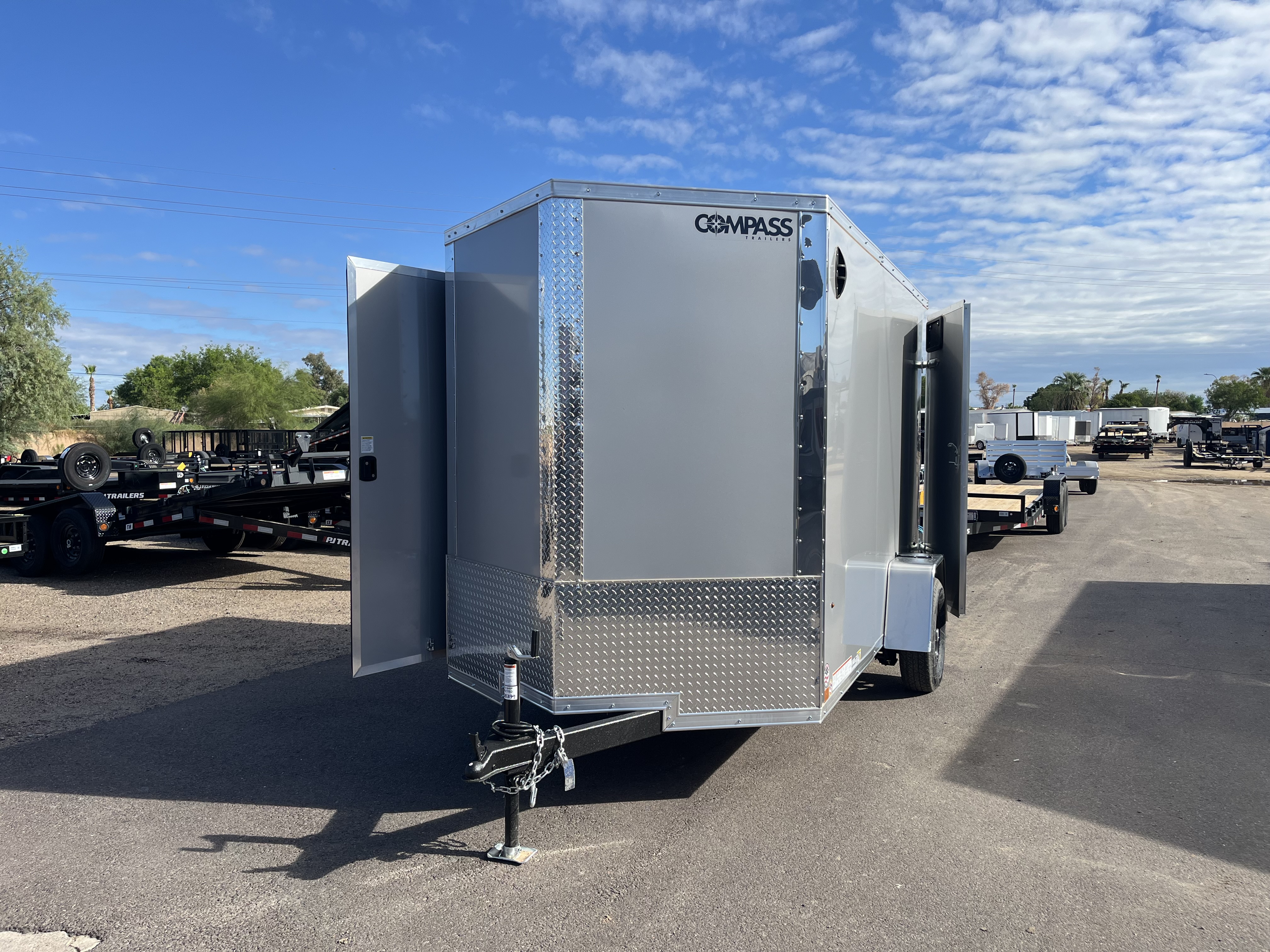 Compass 10x6 Jasper SE, 3K GVWR, Rear Double Doors