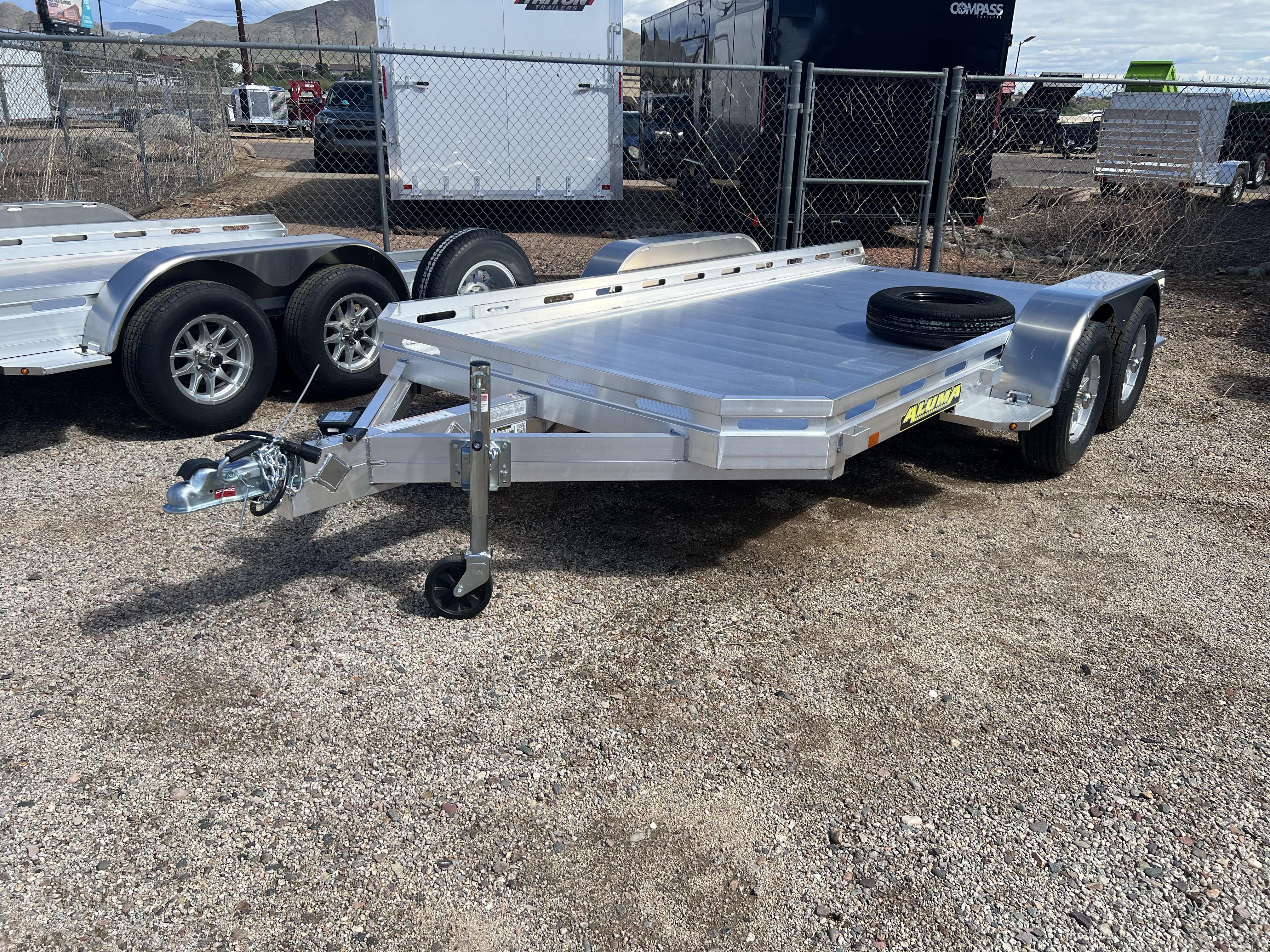 Aluma 14x78 All Aluminum, 7K GVWR, Tandem Axle (7814TA-EL-R-RTD)