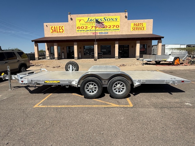 Aluma 18x82 All Aluminum, 7K GVWR, Tandem Axle, Tilt - 8218TILT-TA-EL-RTD