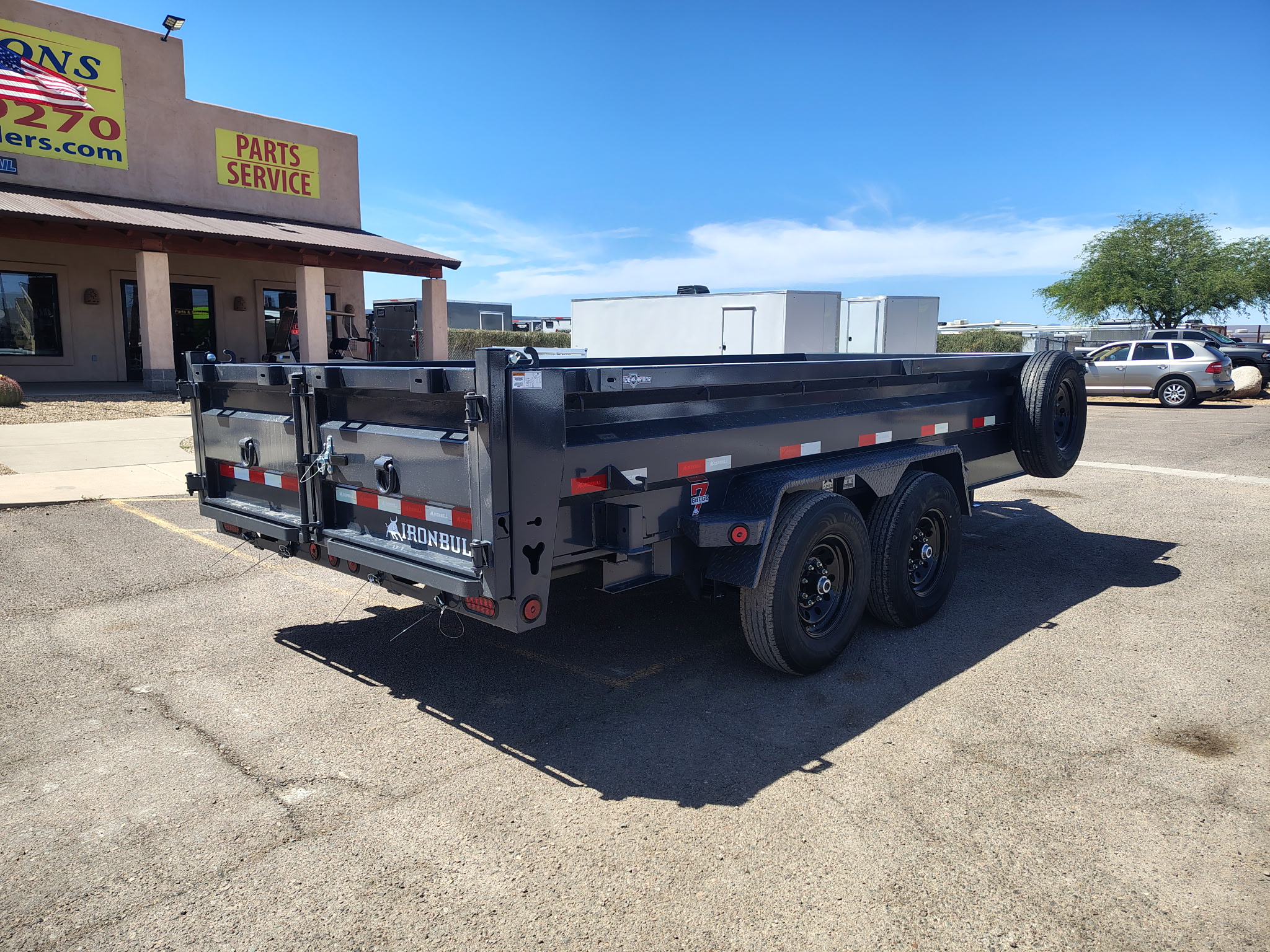 Norstar 16x83 Ironbull Tandem Axle Dump, 15K GVWR, 24" Sides