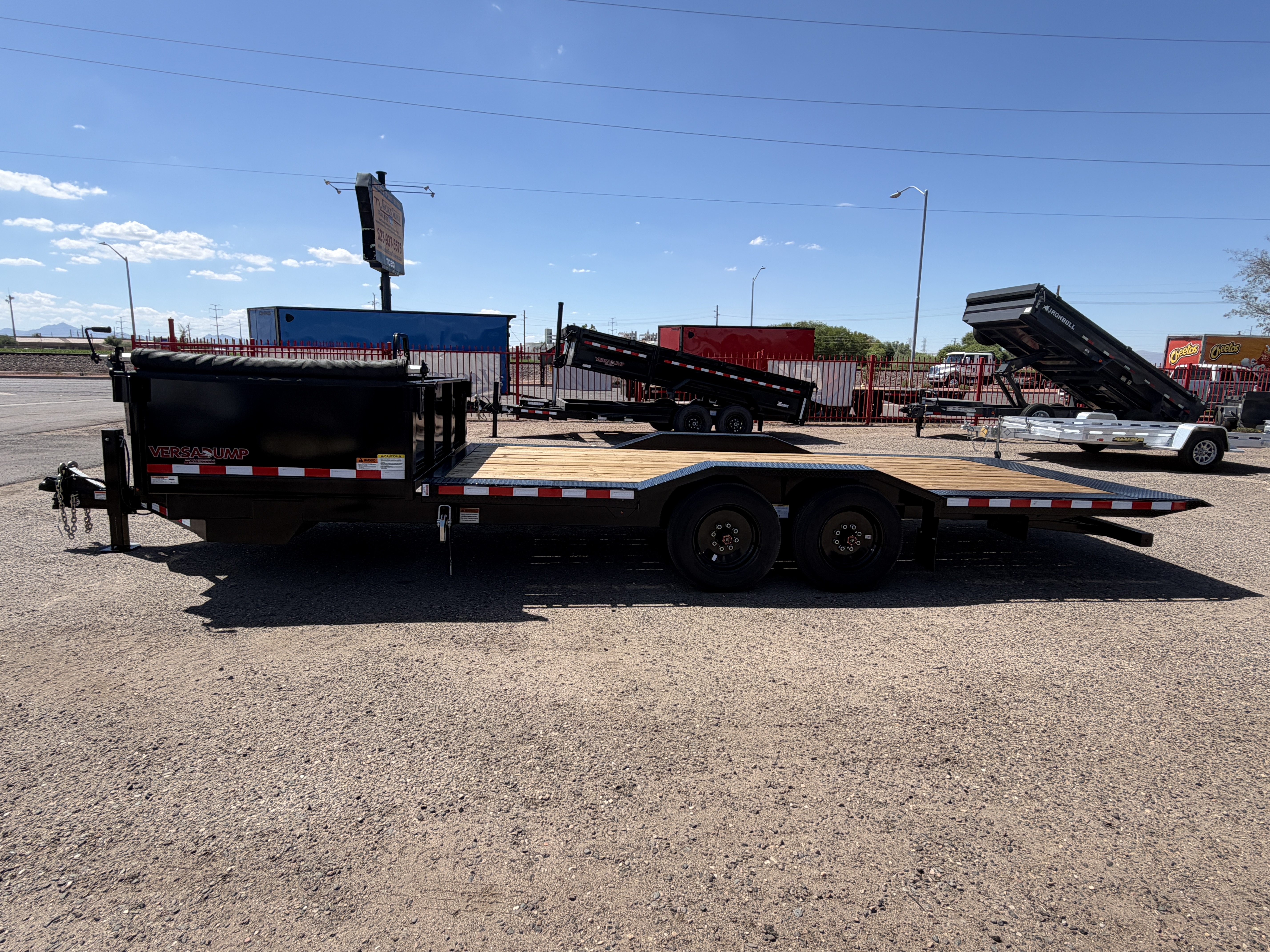 Midsota 23'x102" Scissor Side Dump Trailer w/ 24" Sides (HS)